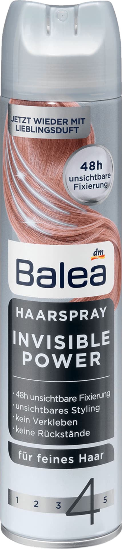 

Balea Invisible Power 4 Lakier do Włosów 300 ml