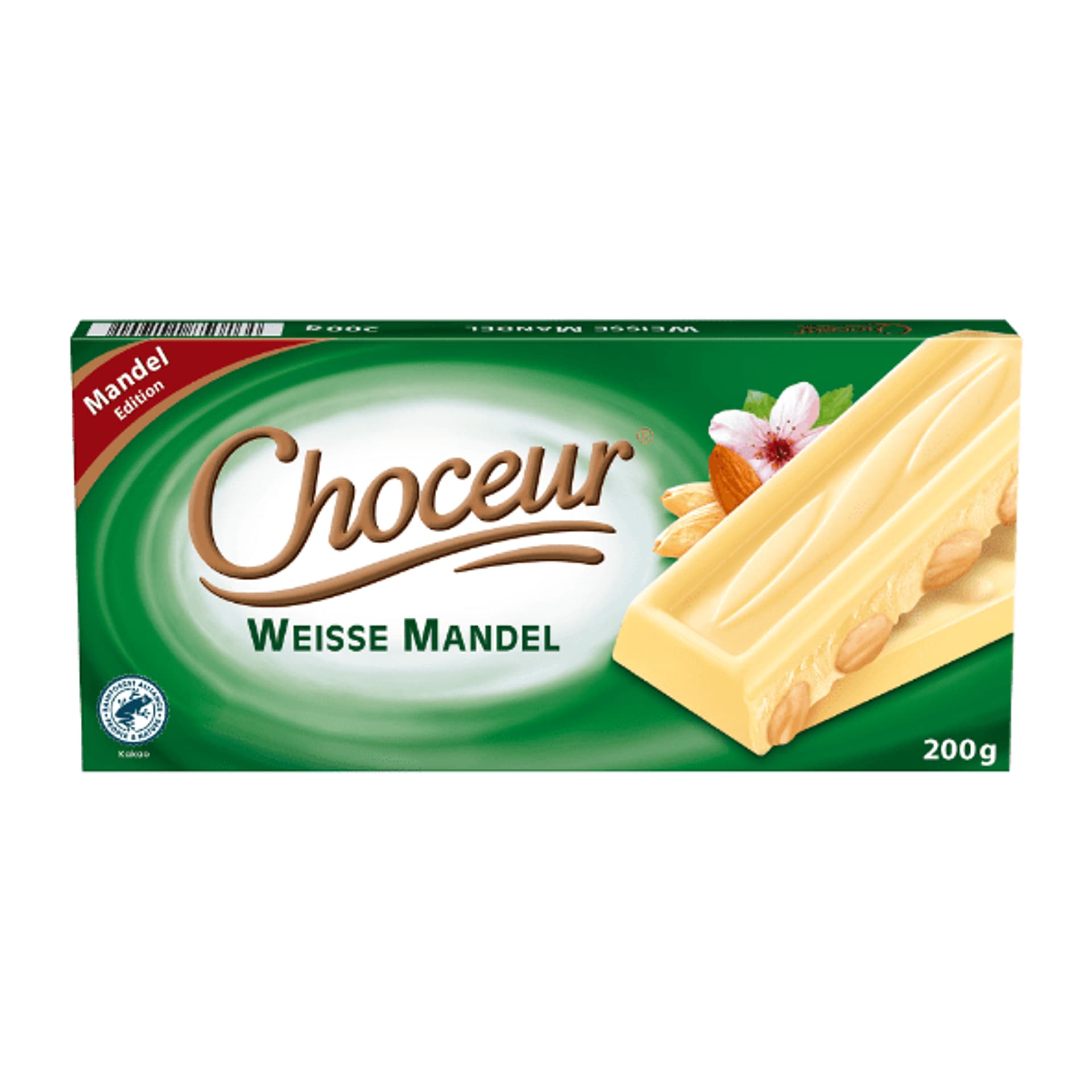 

Choceur Weisse Mandel Czekolada Biała z Migdałami 200 g