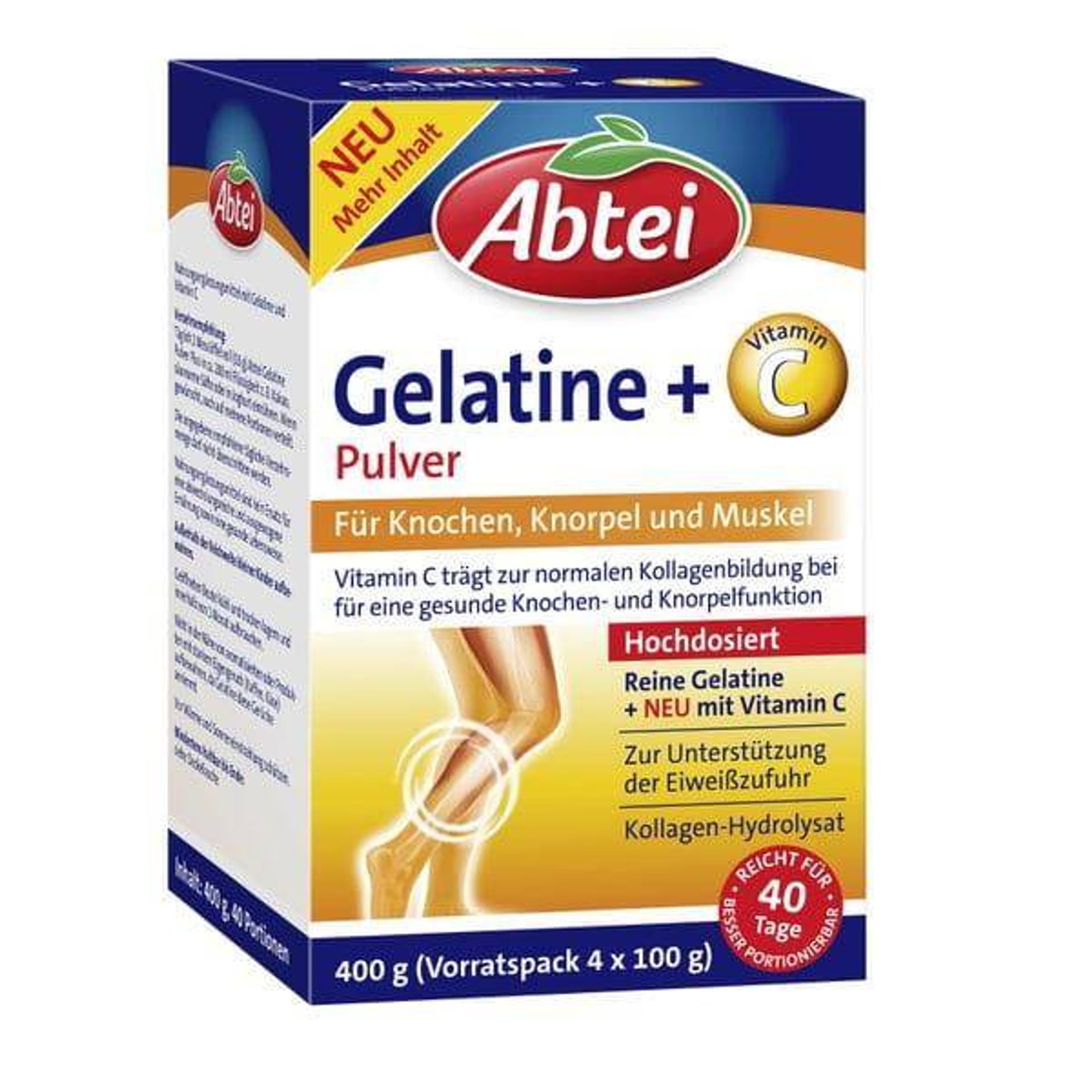 

Abtei Gelatine Żelatyna + Wit. C 400 g