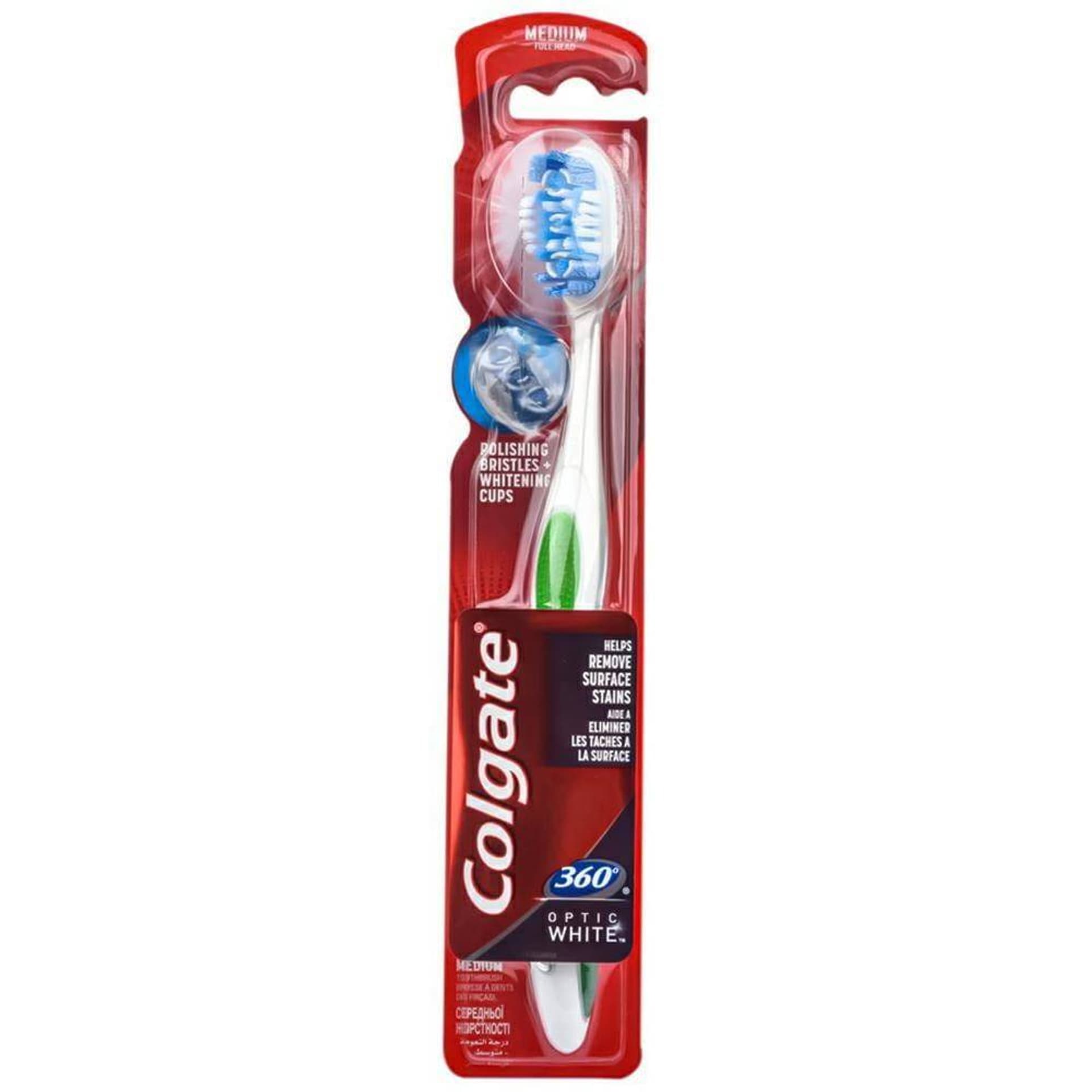 

Colgate Optic White Medium 360° Szczoteczka do Zębów