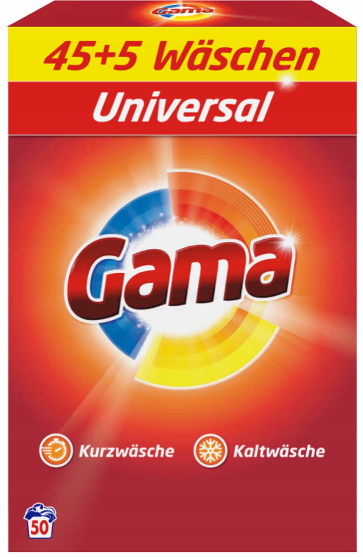 

Gama Uniwersalny Proszek do Prania 45+5 prań