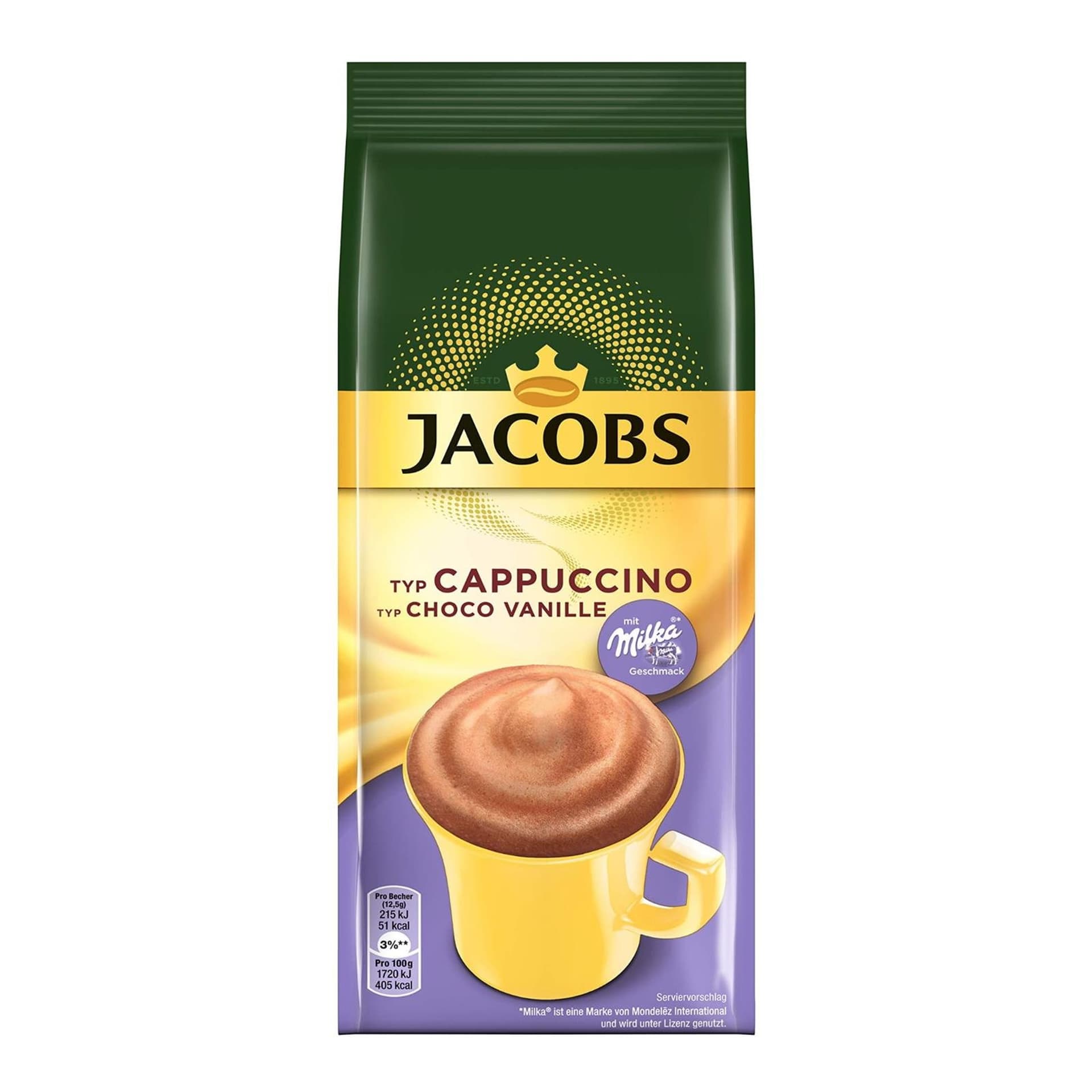

Kawa Jacobs Milka Choco Vanille 500g rozpuszczalna