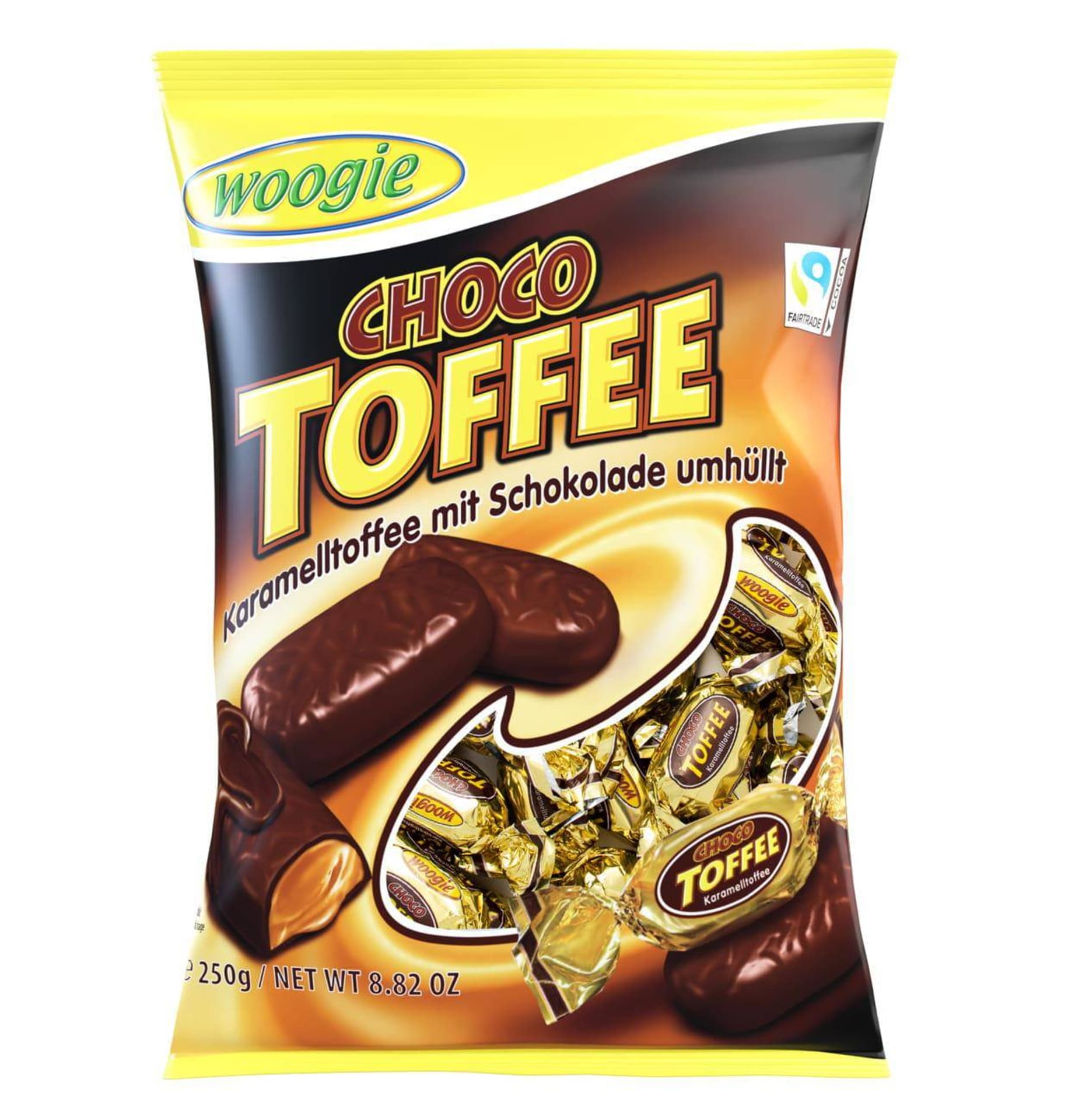 

Woogie Karmelowe Toffi z Czekoladą 250 g