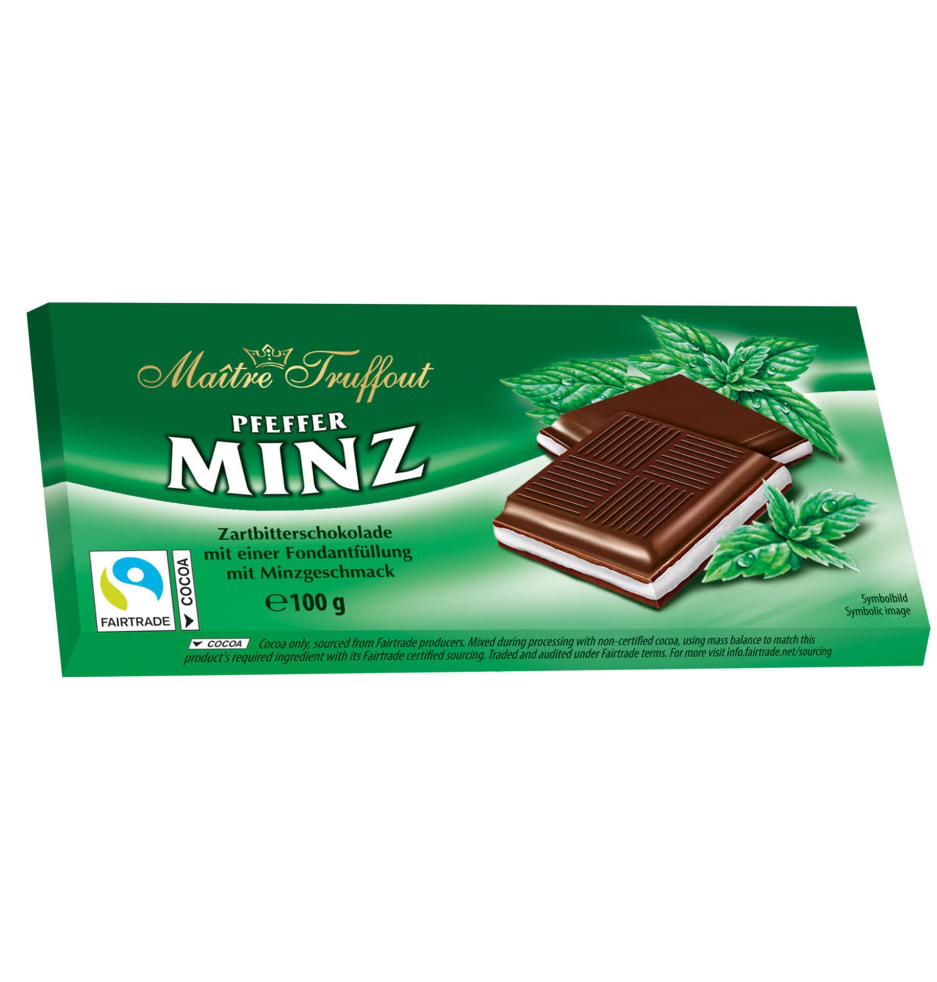 

Maitre Truffout Czekolada Nadziewana Miętowa 100 g
