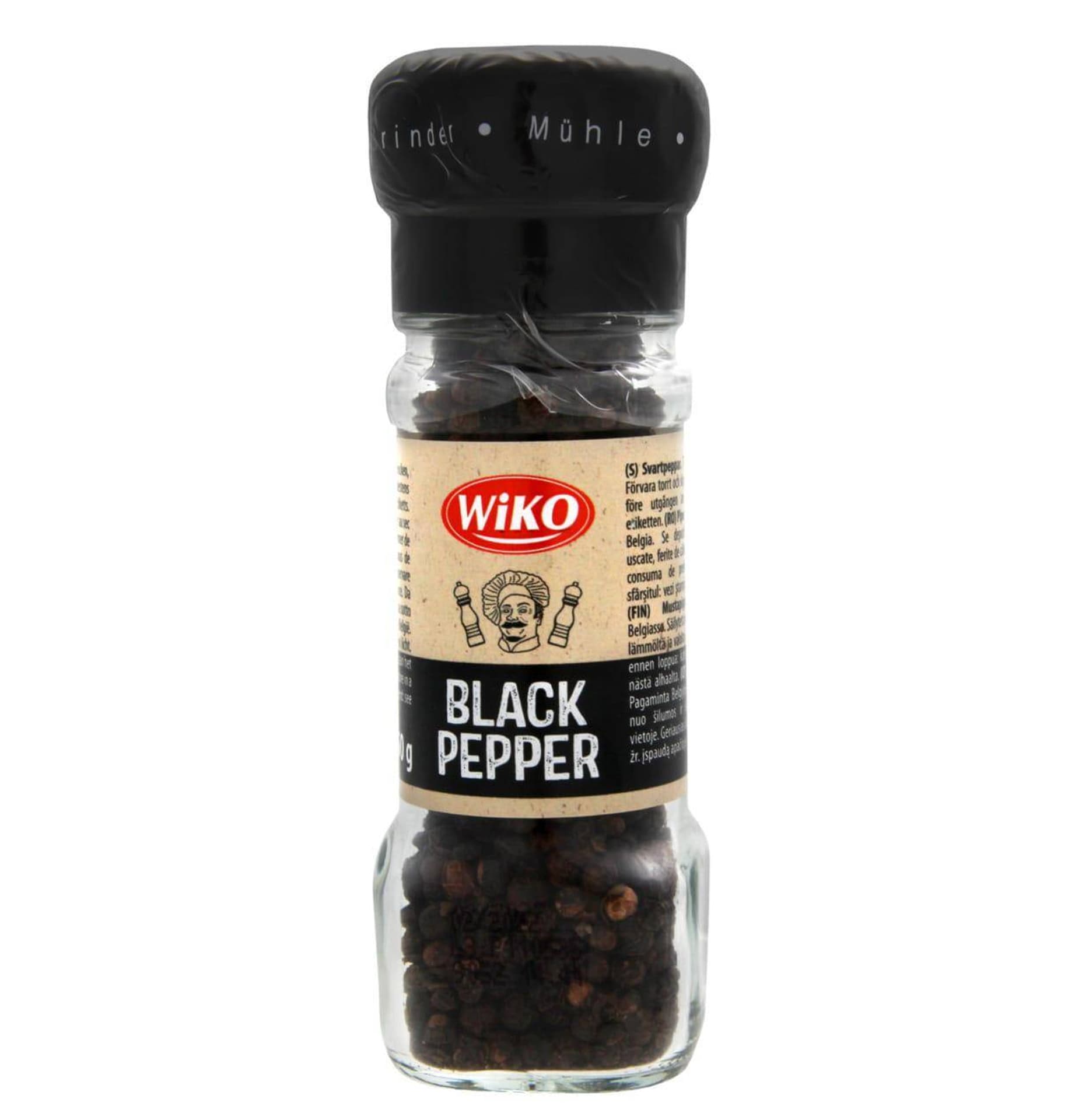 

Wiko Pieprz Czarny Ziarnisty Przyprawa z Młynkiem 50 g