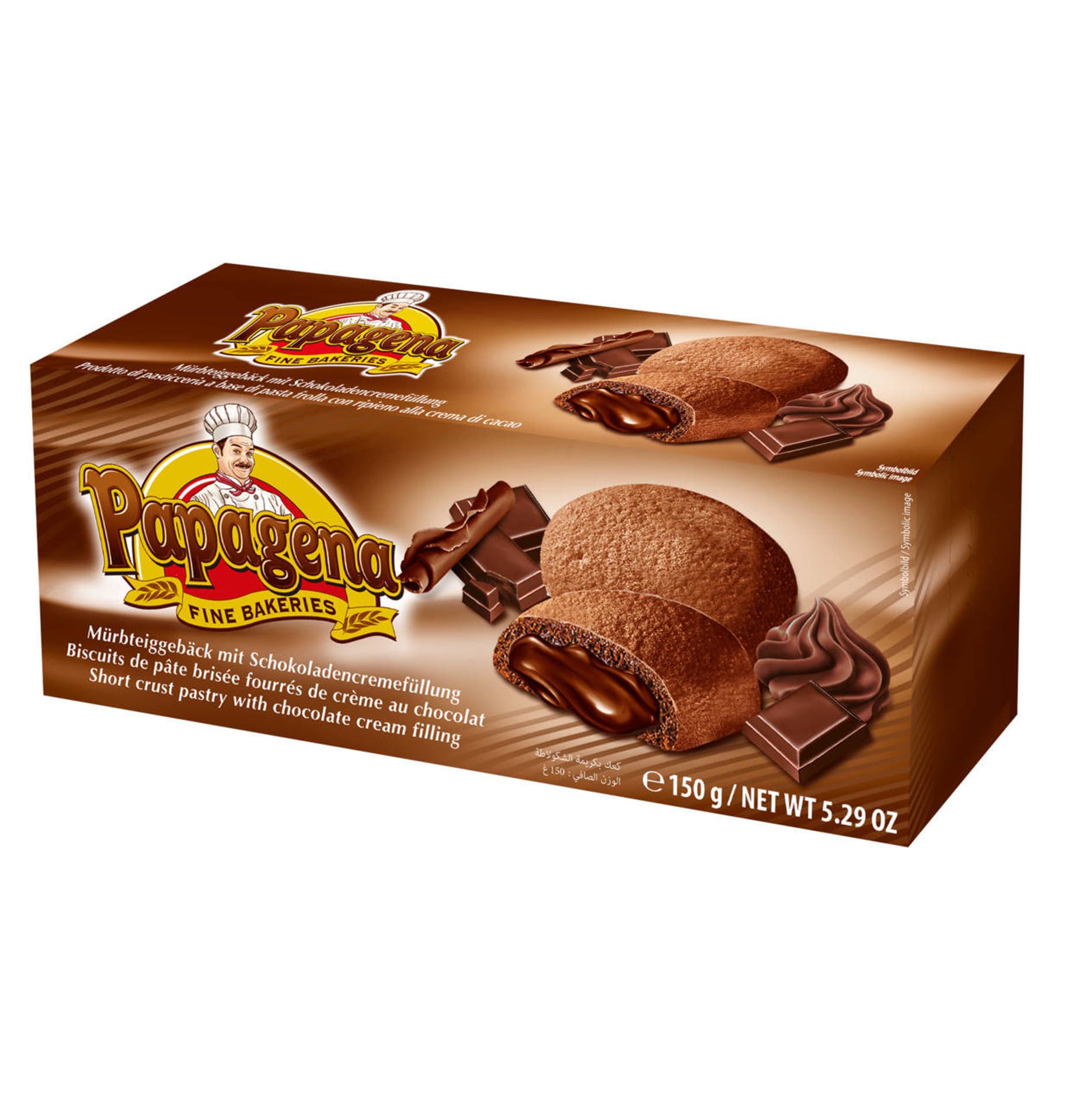 

Papagena Ciastka z Kremem Czekoladowym 150 g