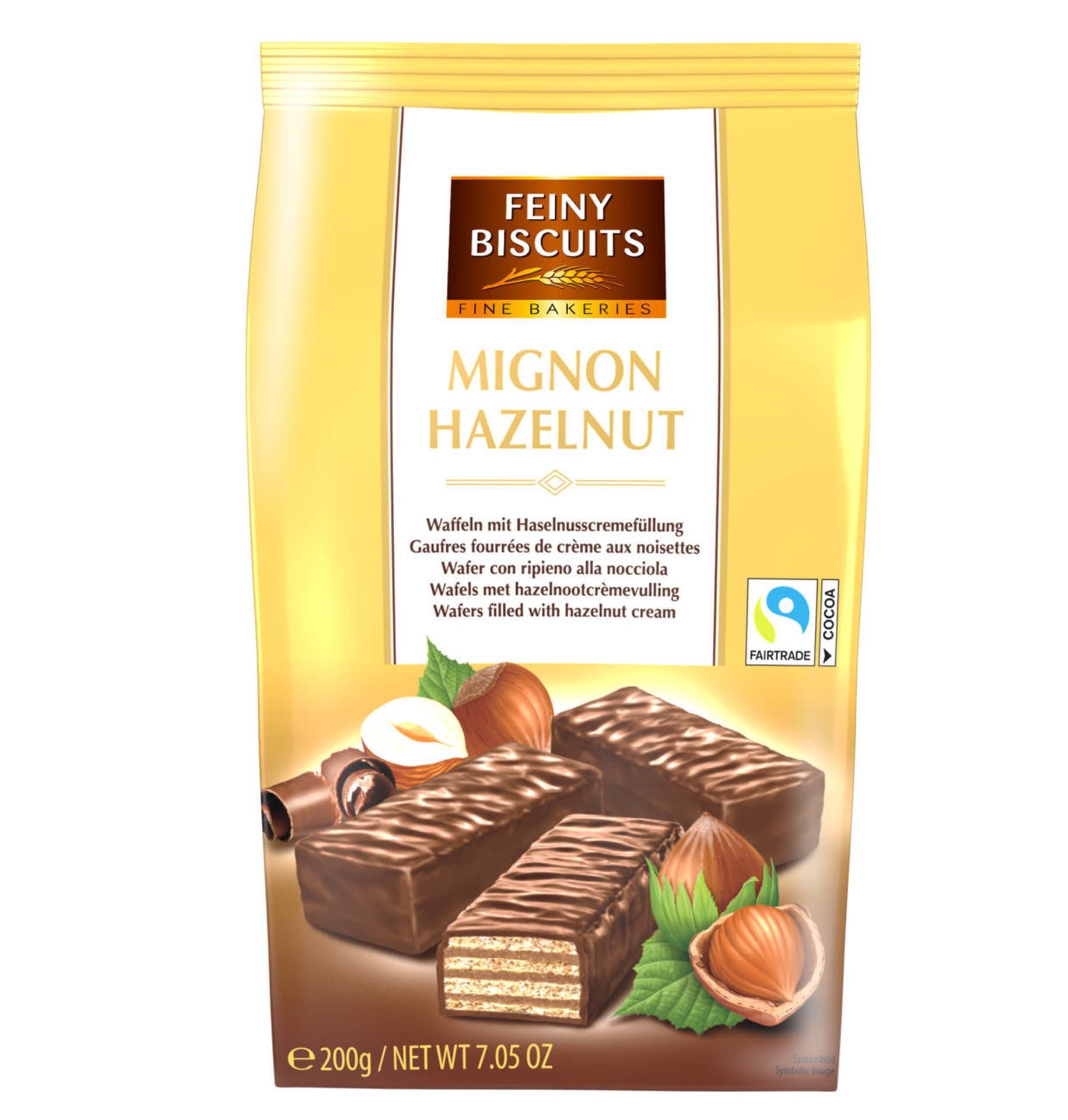 

Feiny Biscuits Wafelki Orzechowe w Czekoladzie 200 g