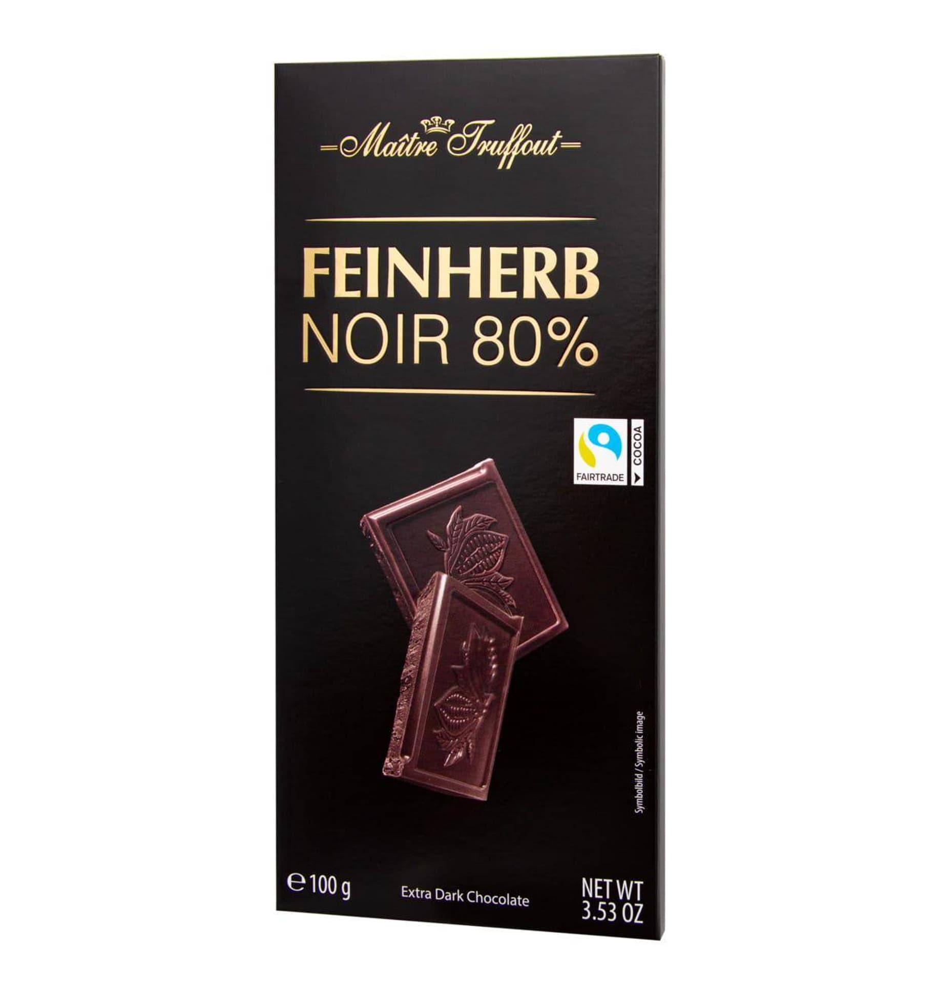 

MaitreTruffout Premium Extra Gorzka Czekolada 80% 100 g