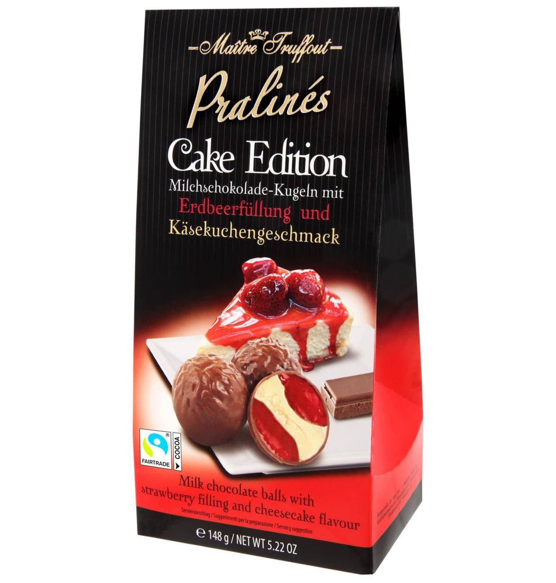 

MaitreTruffout Pralinen Cake Edition Pralinki Sernikowo-Truskawkowe 148 g