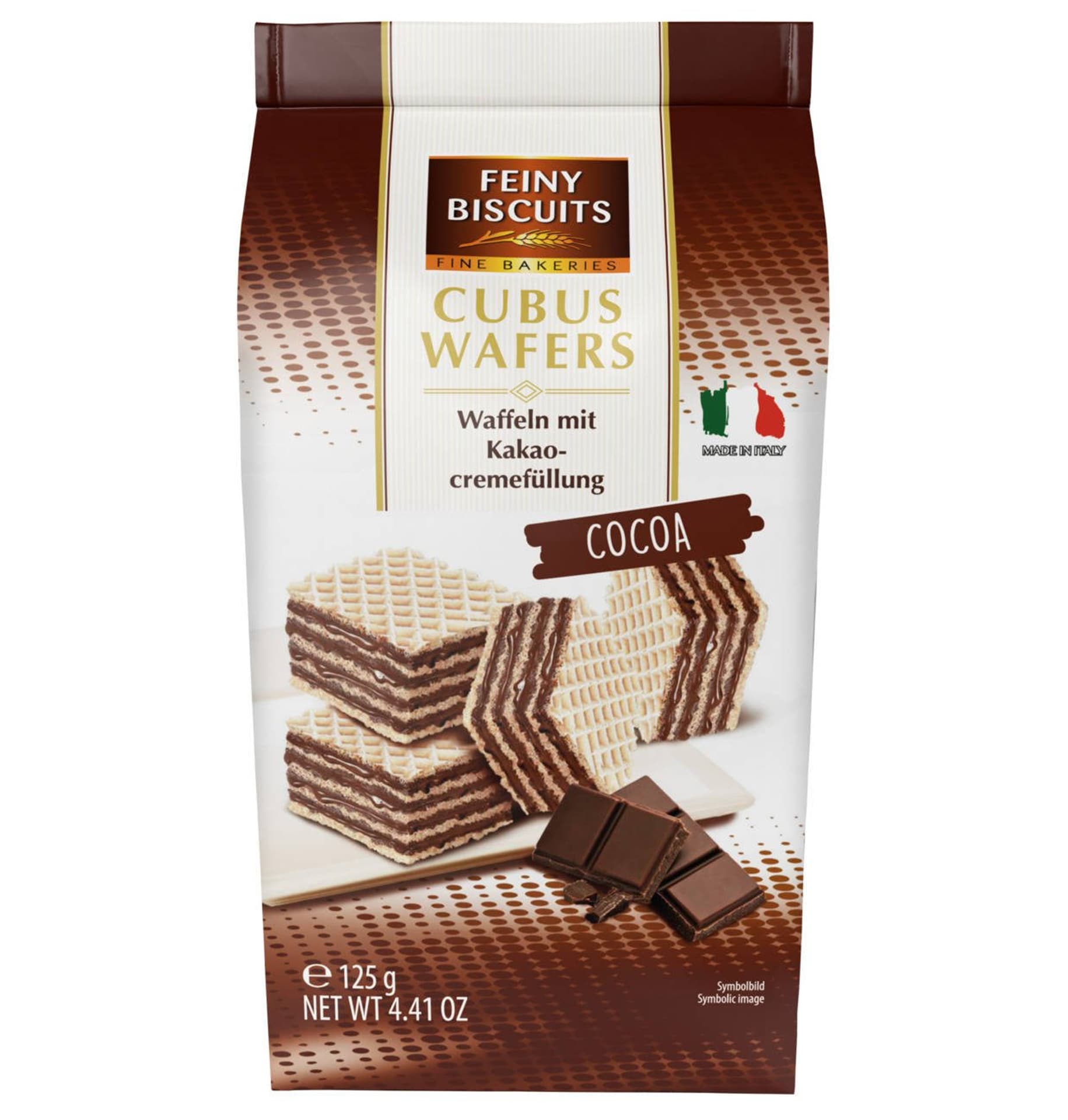 

Feiny Biscuits Cubus Wafle z Kremem Kakaowym 125 g