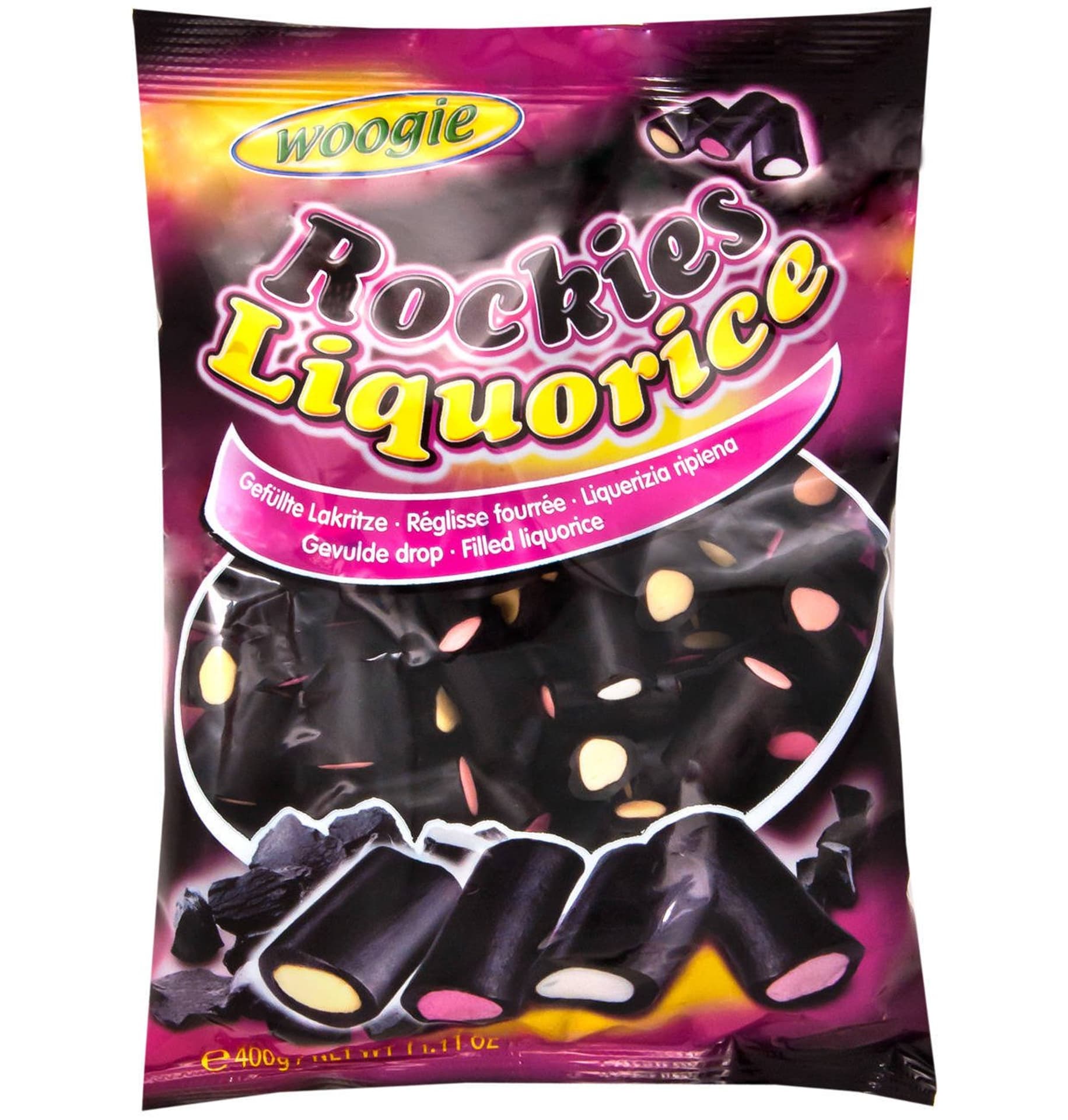 

Woogie Liquorice Rockies 400 g