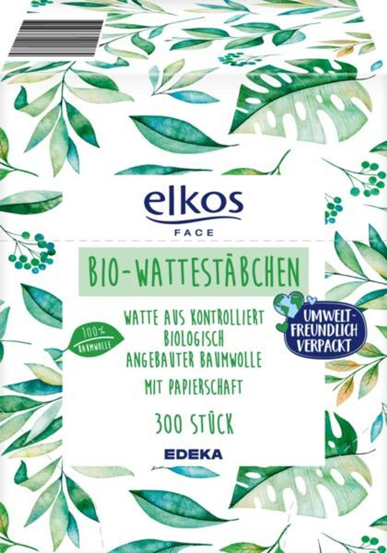 

Elkos Patyczki z Organicznej Bawełny 300 szt.