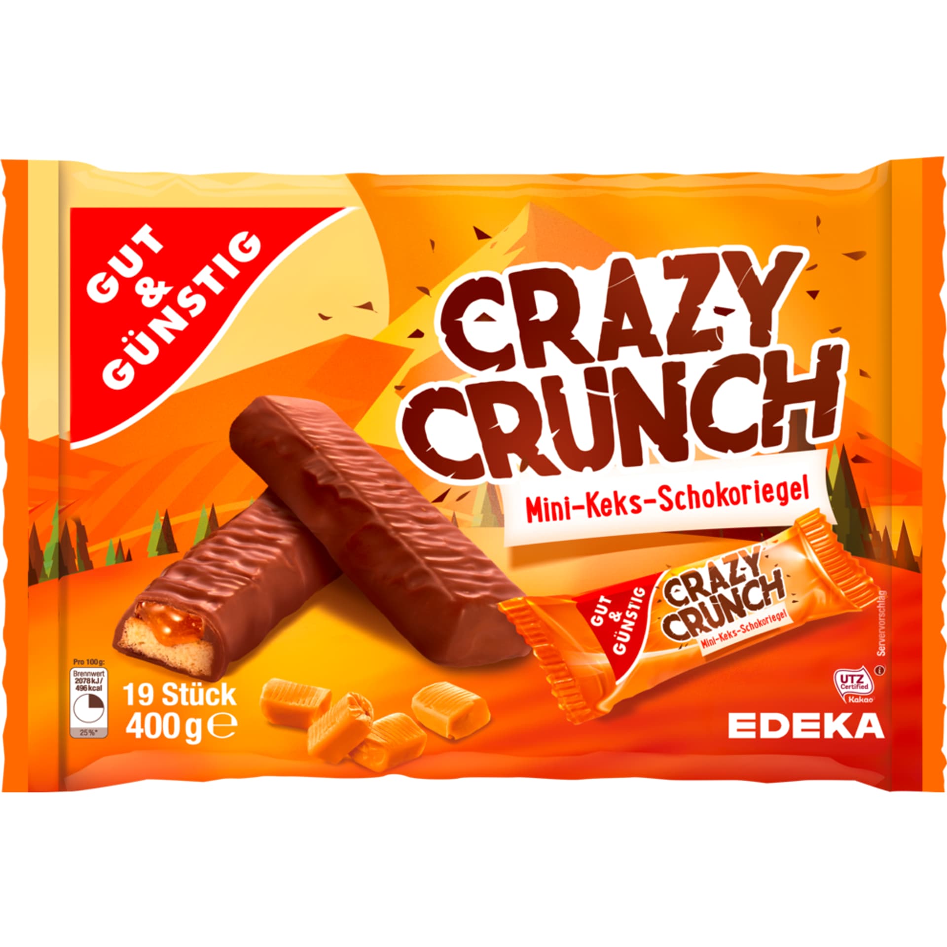 

G&G Crazy Crunch Mini Batoniki Czekoladowe 400 g