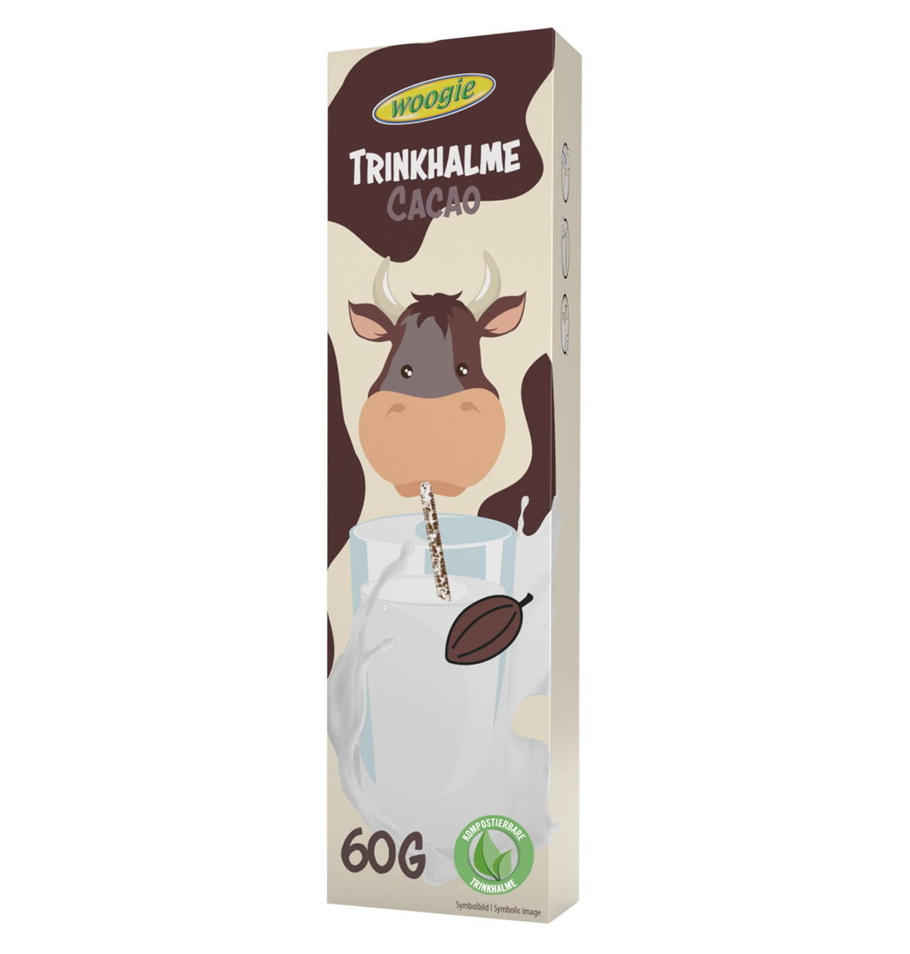 

Woogie Trinkhalme Rurki do Mleka Czekoladowe 10 x 6 g