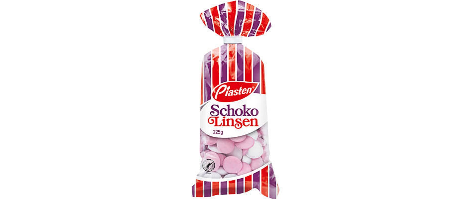 

Piasten Schokolinsen 225 g