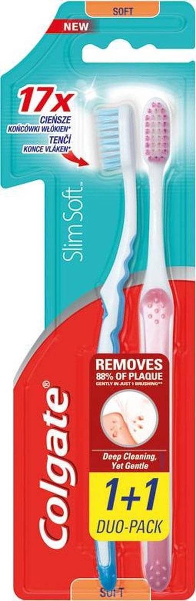 

Colgate Slimm Soft Szczoteczka do Zębów 2 szt.