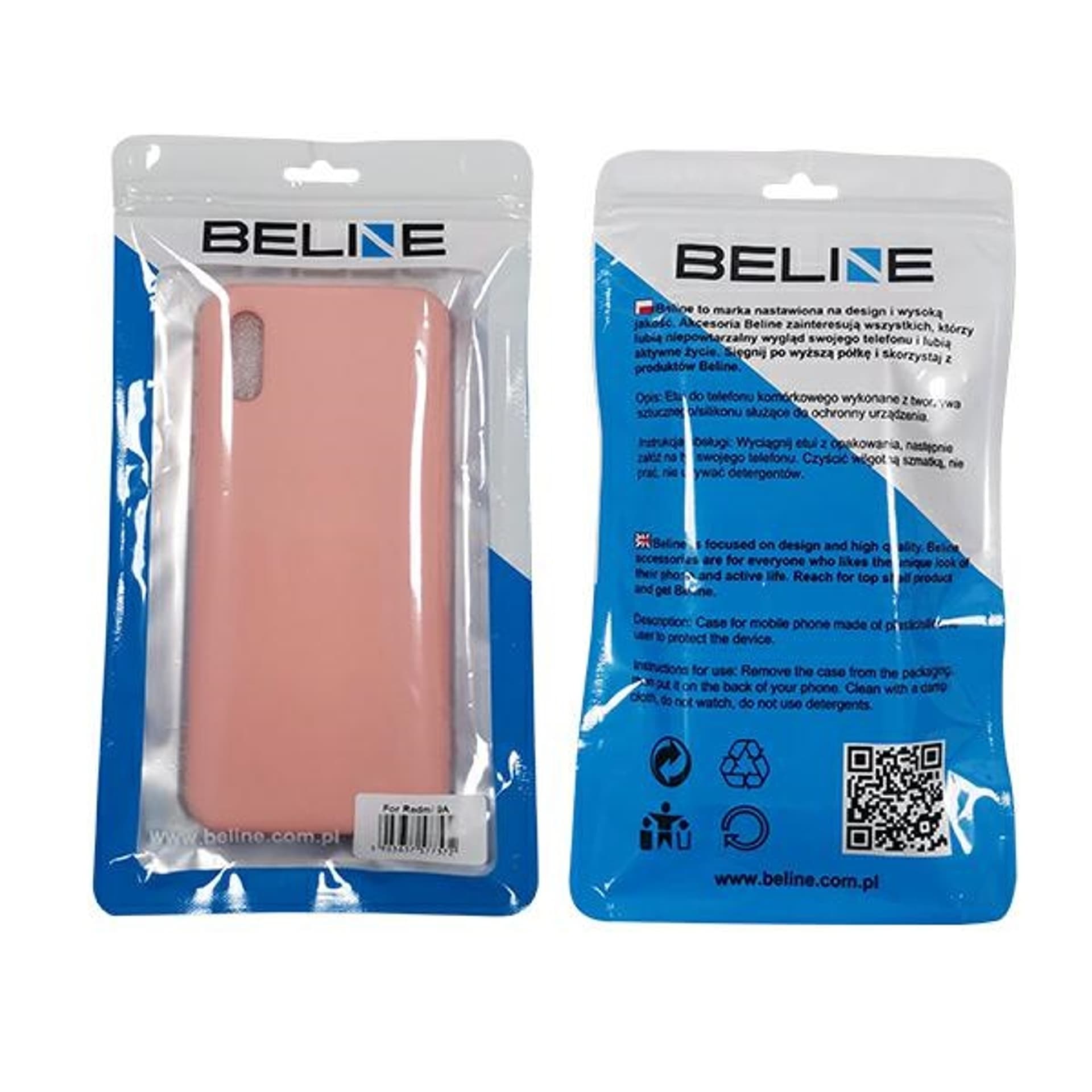 

Beline Etui Silicone Xiaomi Redmi 9A różowo-złoty/rose gold