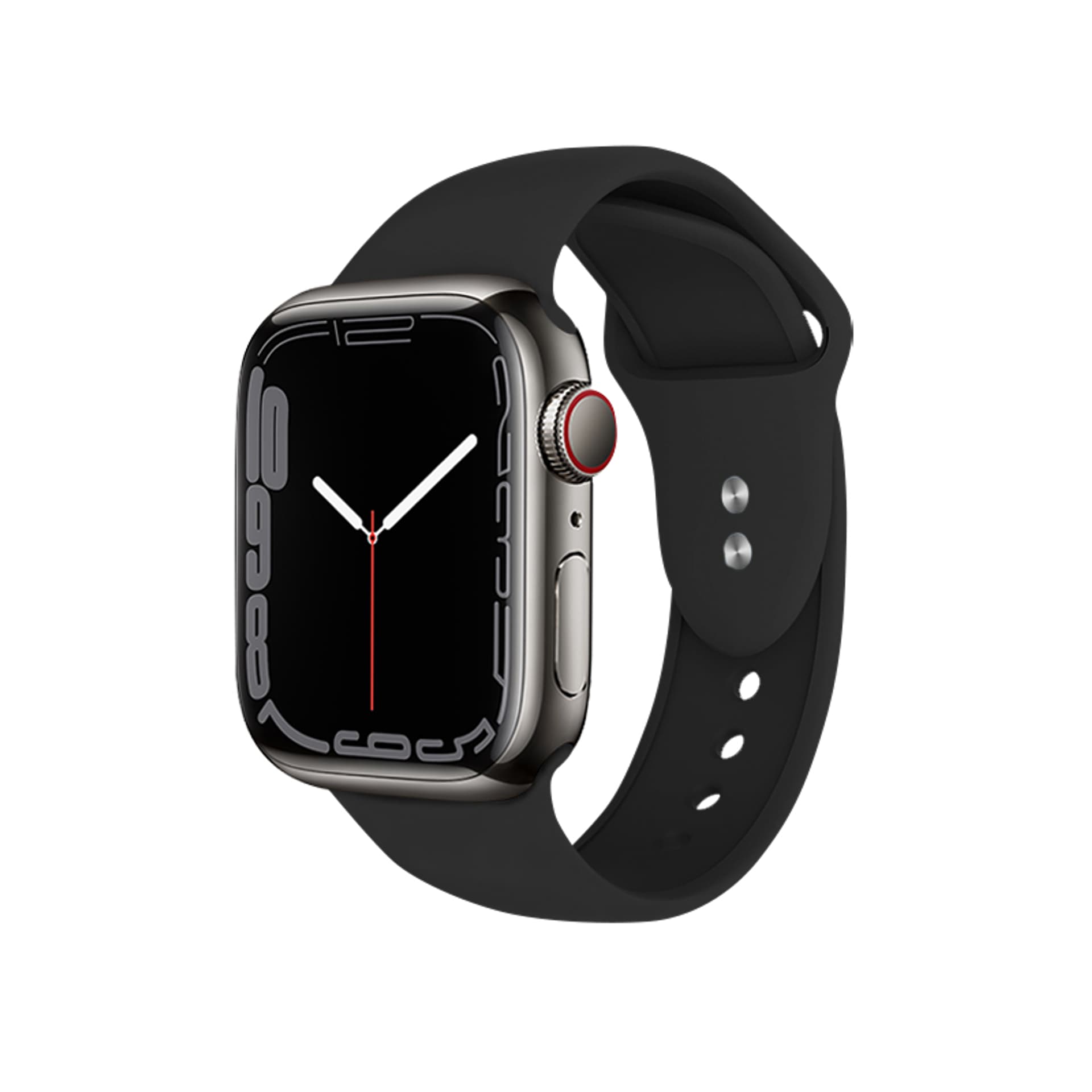 

Crong Liquid - Pasek do Apple Watch 38/40/41 mm (czarny)
