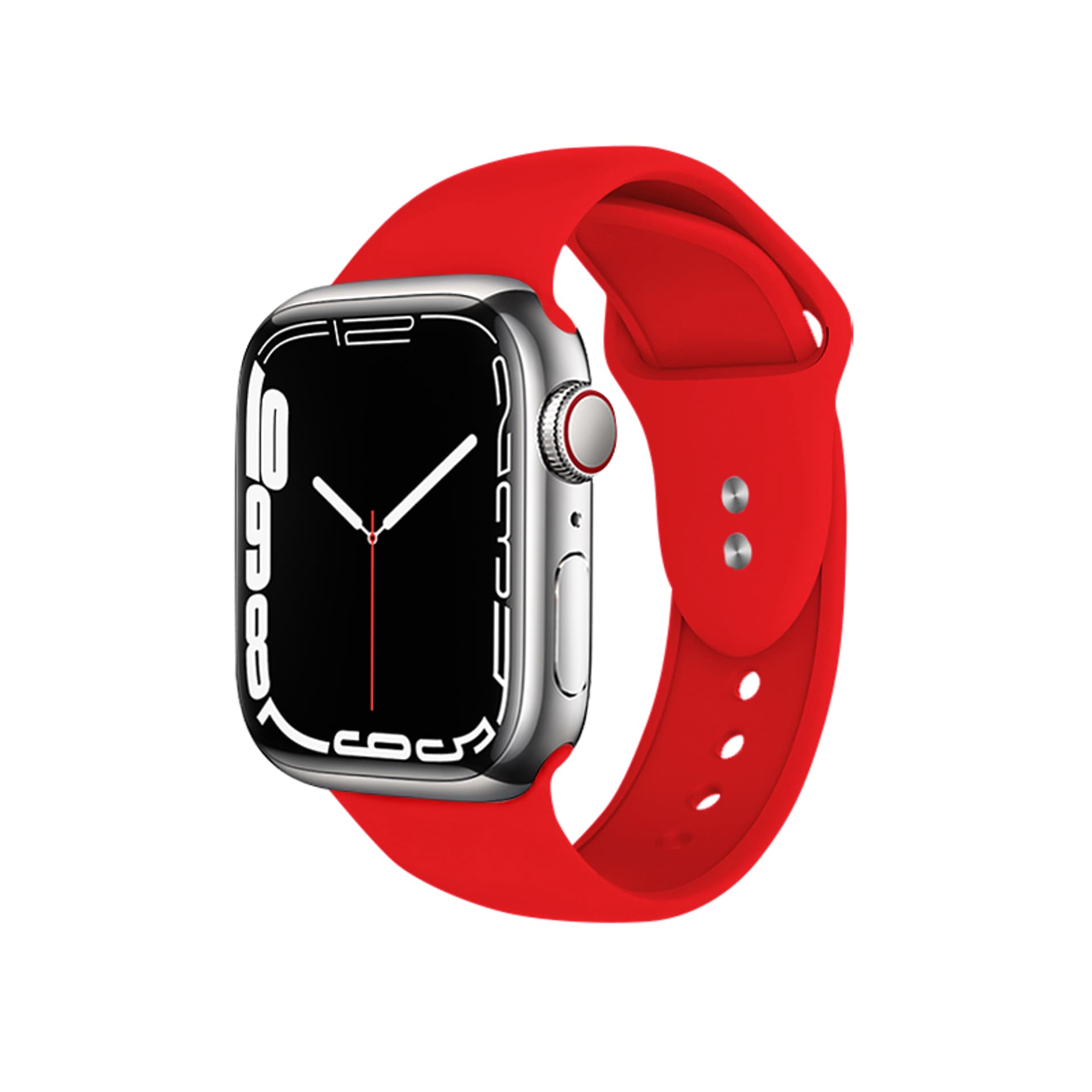 

Crong Liquid - Pasek do Apple Watch 42/44/45/49 mm (czerwony)