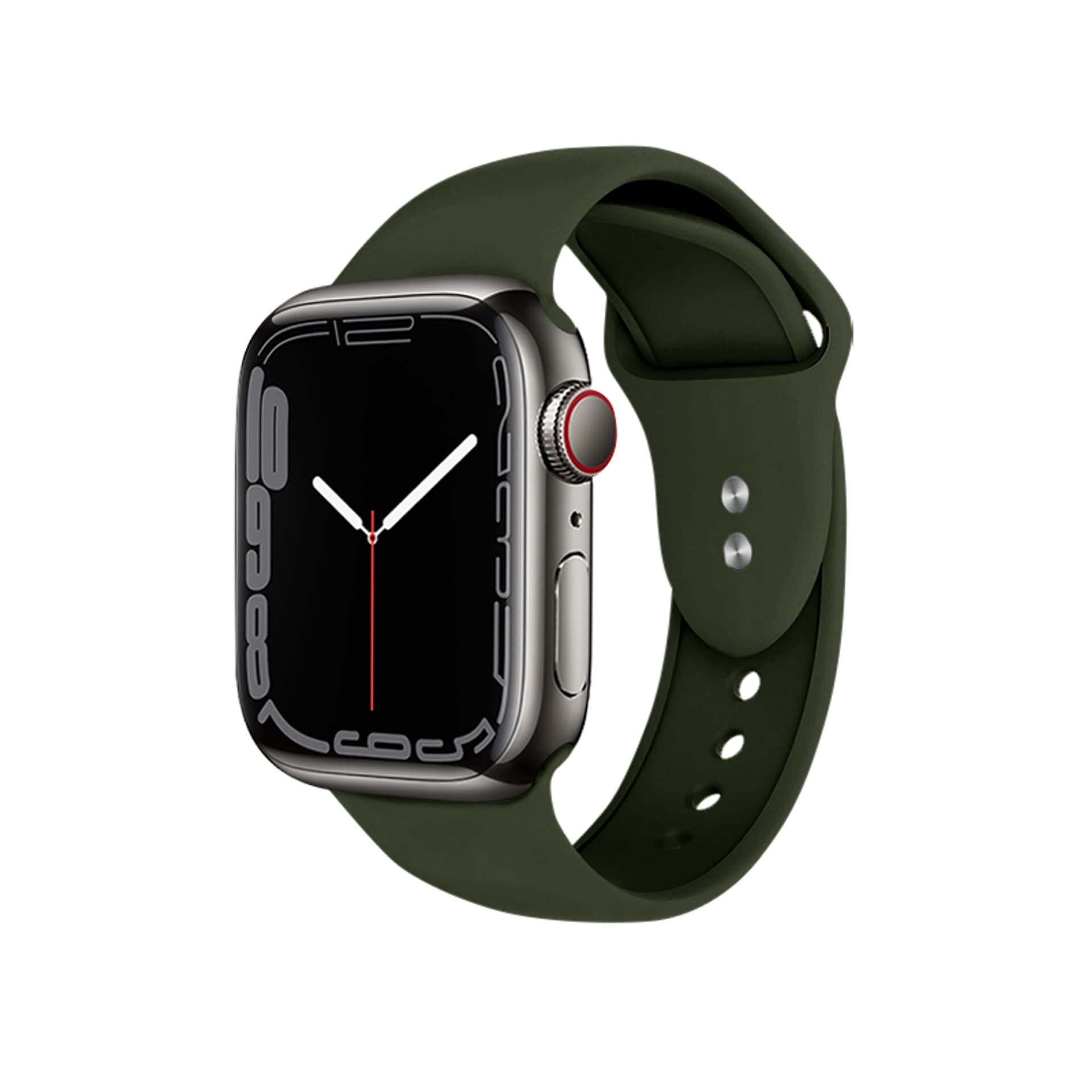 

Crong Liquid - Pasek do Apple Watch 42/44/45/49 mm (zielony)