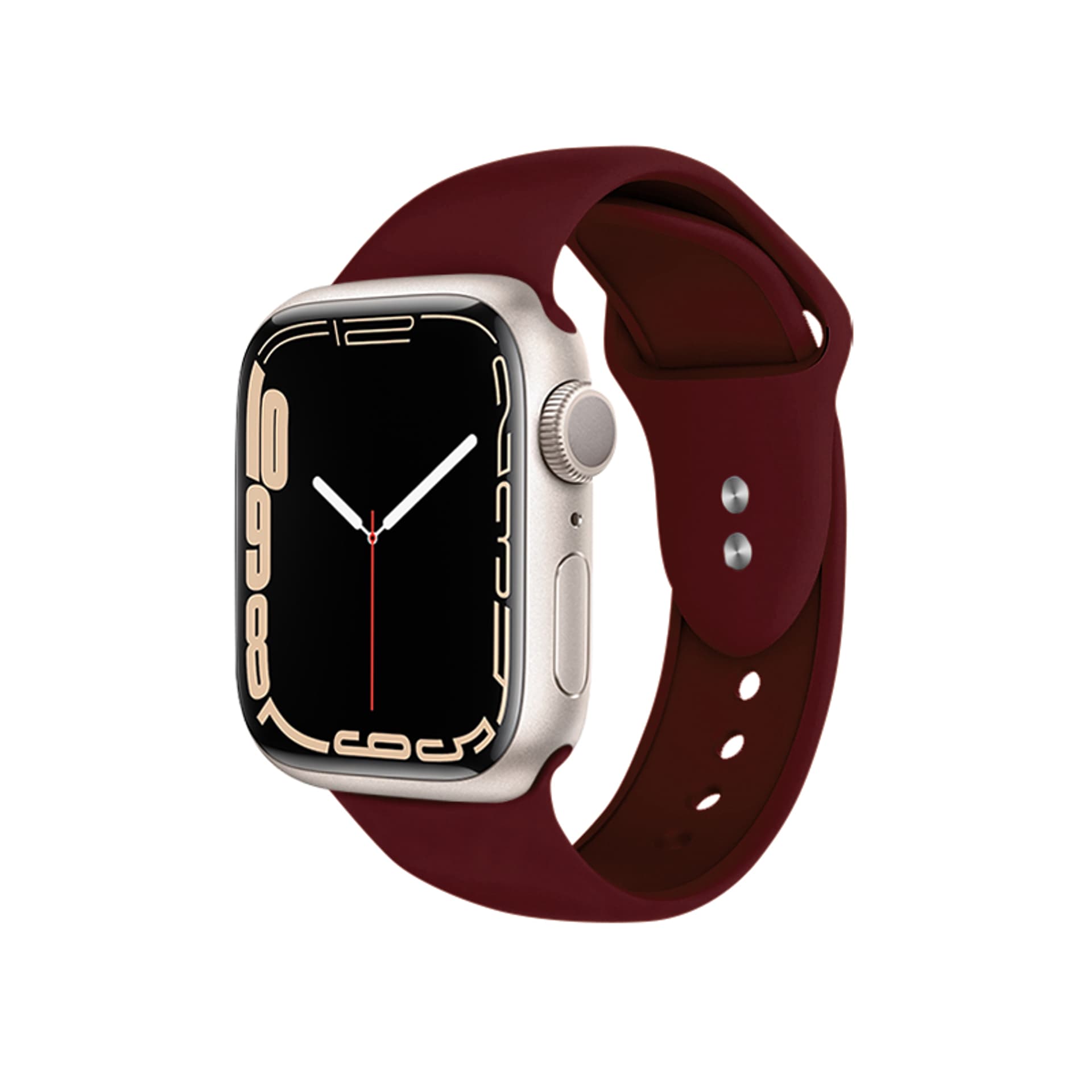 

Crong Liquid - Pasek do Apple Watch 38/40/41 mm (bordowy)