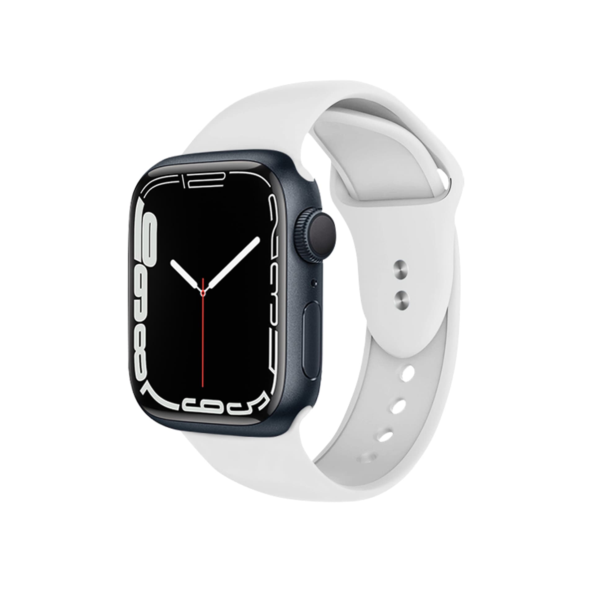 

Crong Liquid - Pasek do Apple Watch 42/44/45/49 mm (biały)