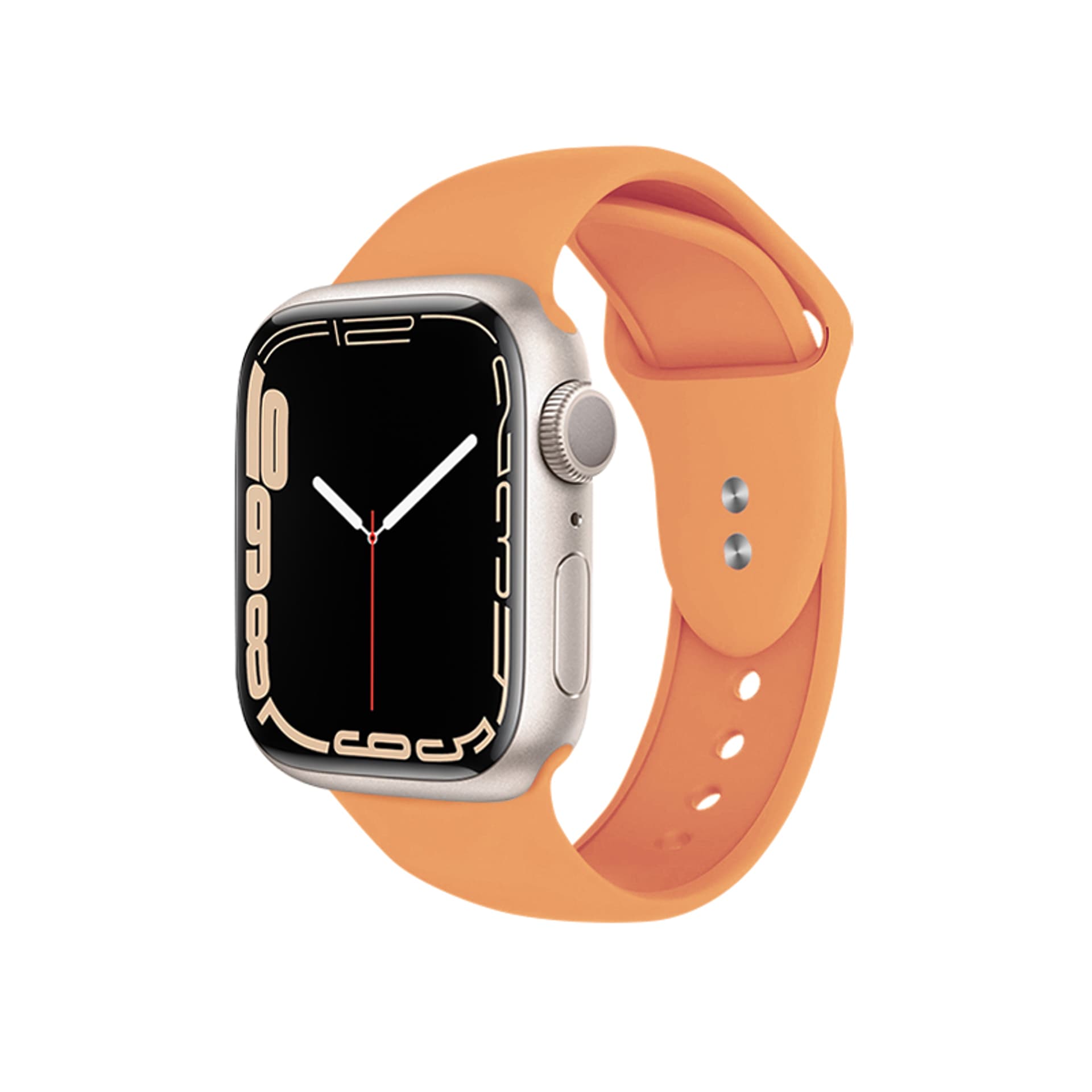 

Crong Liquid - Pasek do Apple Watch 42/44/45/49 mm (pomarańczowy)
