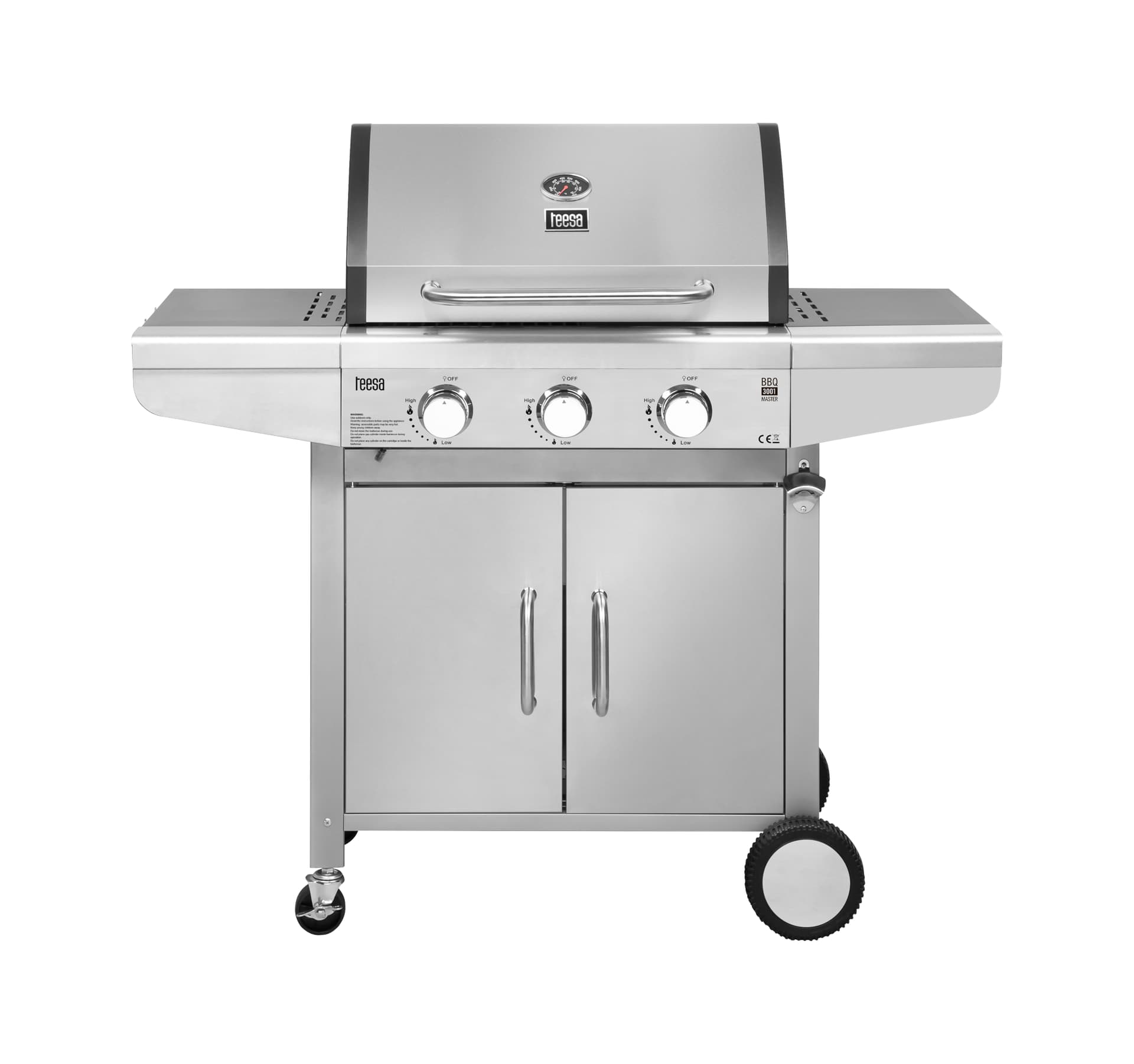 

Teesa BBQ 3001 Master Grill gazowy - 3 palniki- miejsce na butlę