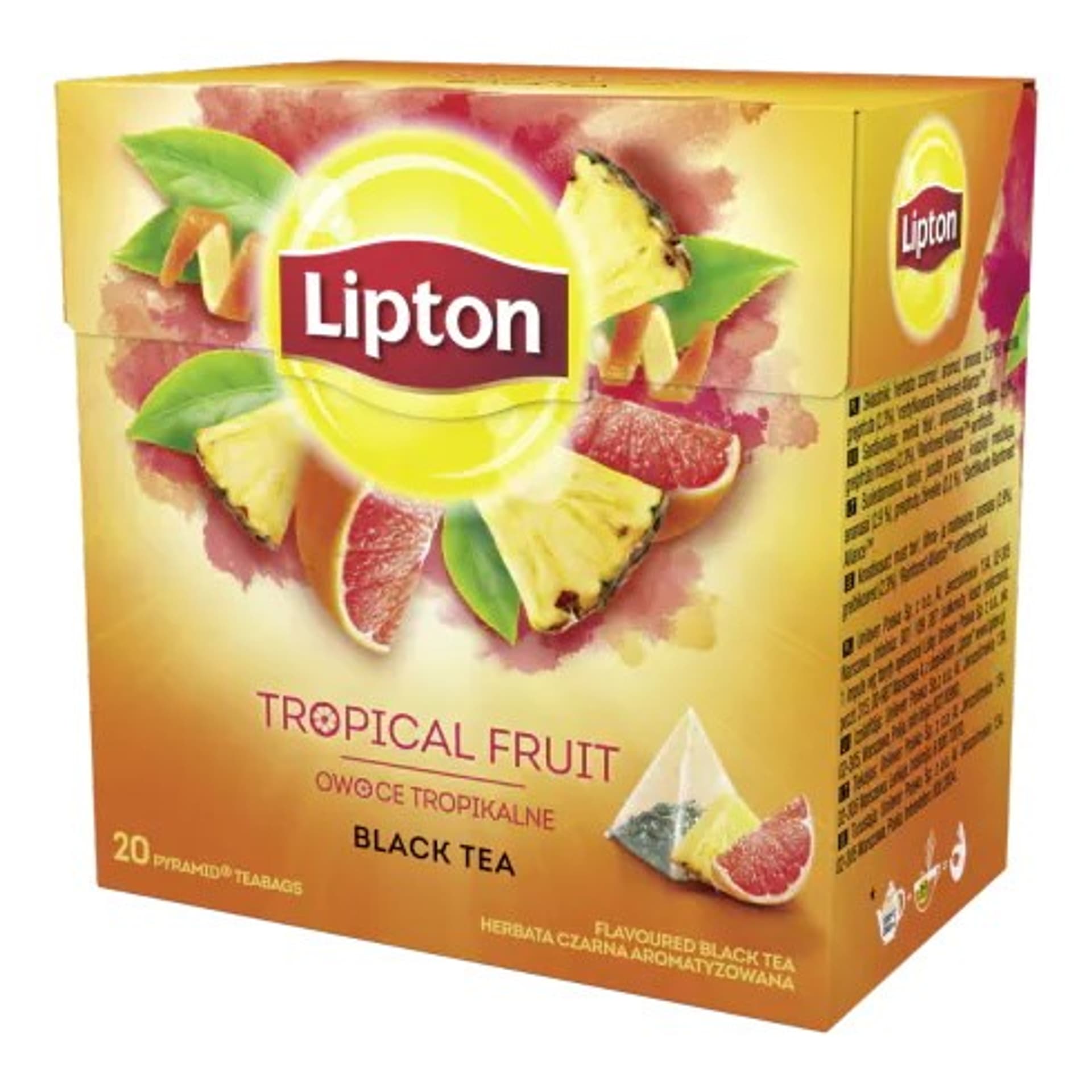 

LIPTON Herbata Czarna Aromat.Owoce Tropikalne 20T