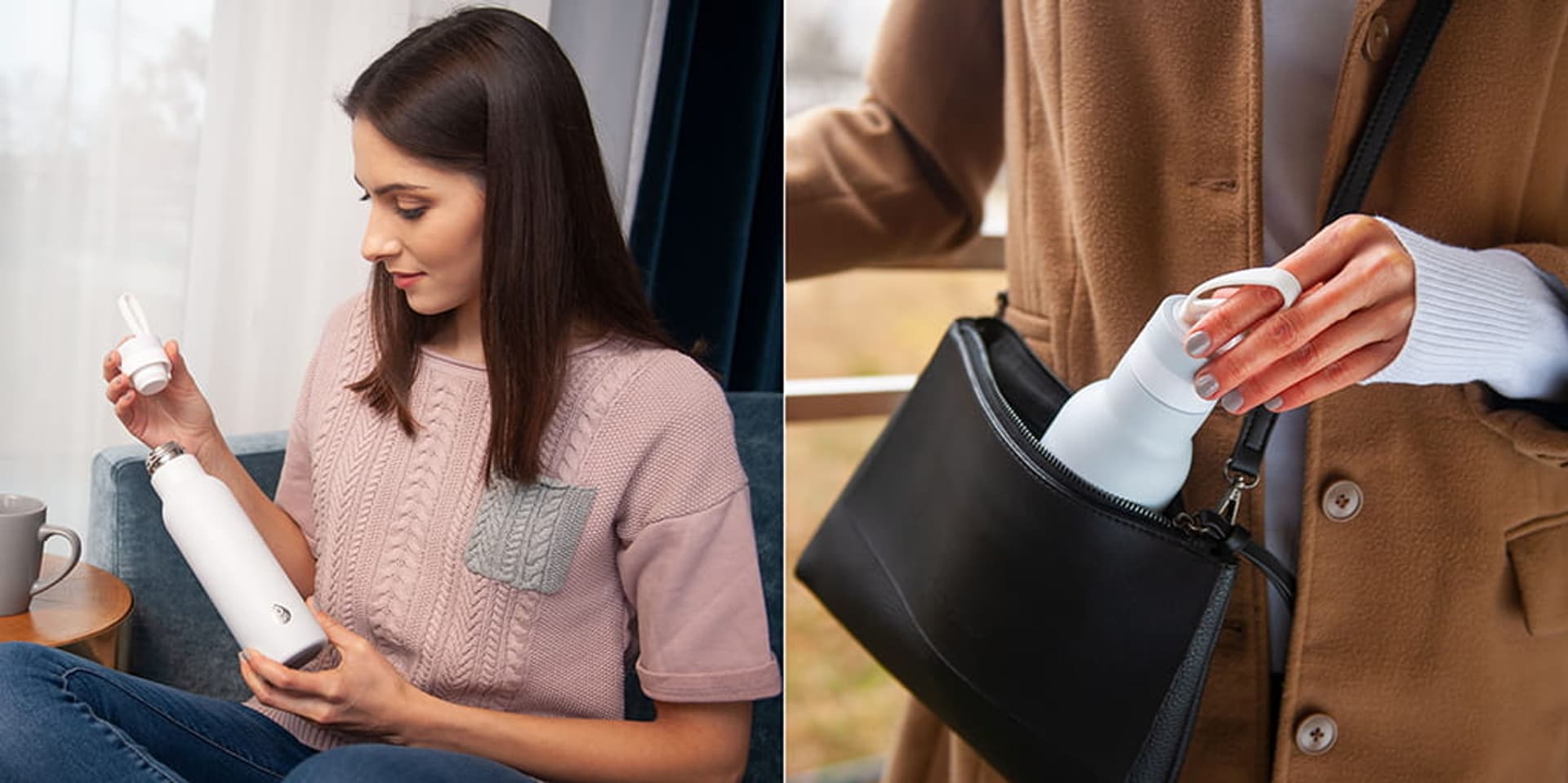 Butelka termiczna Dafi Termos (biały)