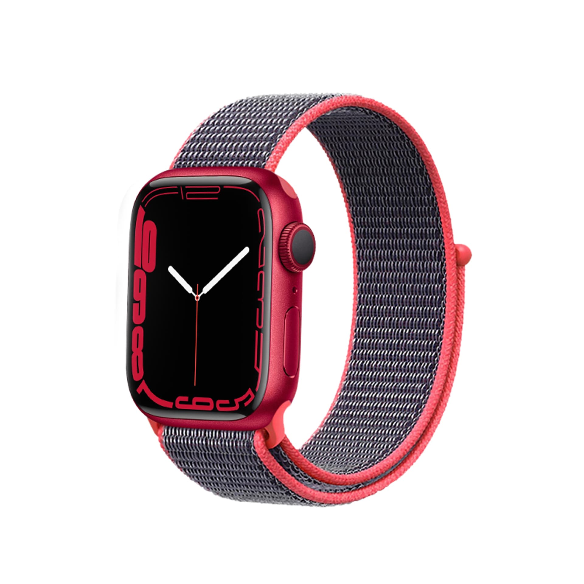 

Crong Nylon - Pasek sportowy do Apple Watch 42/44/45/49 mm (Electric Pink)