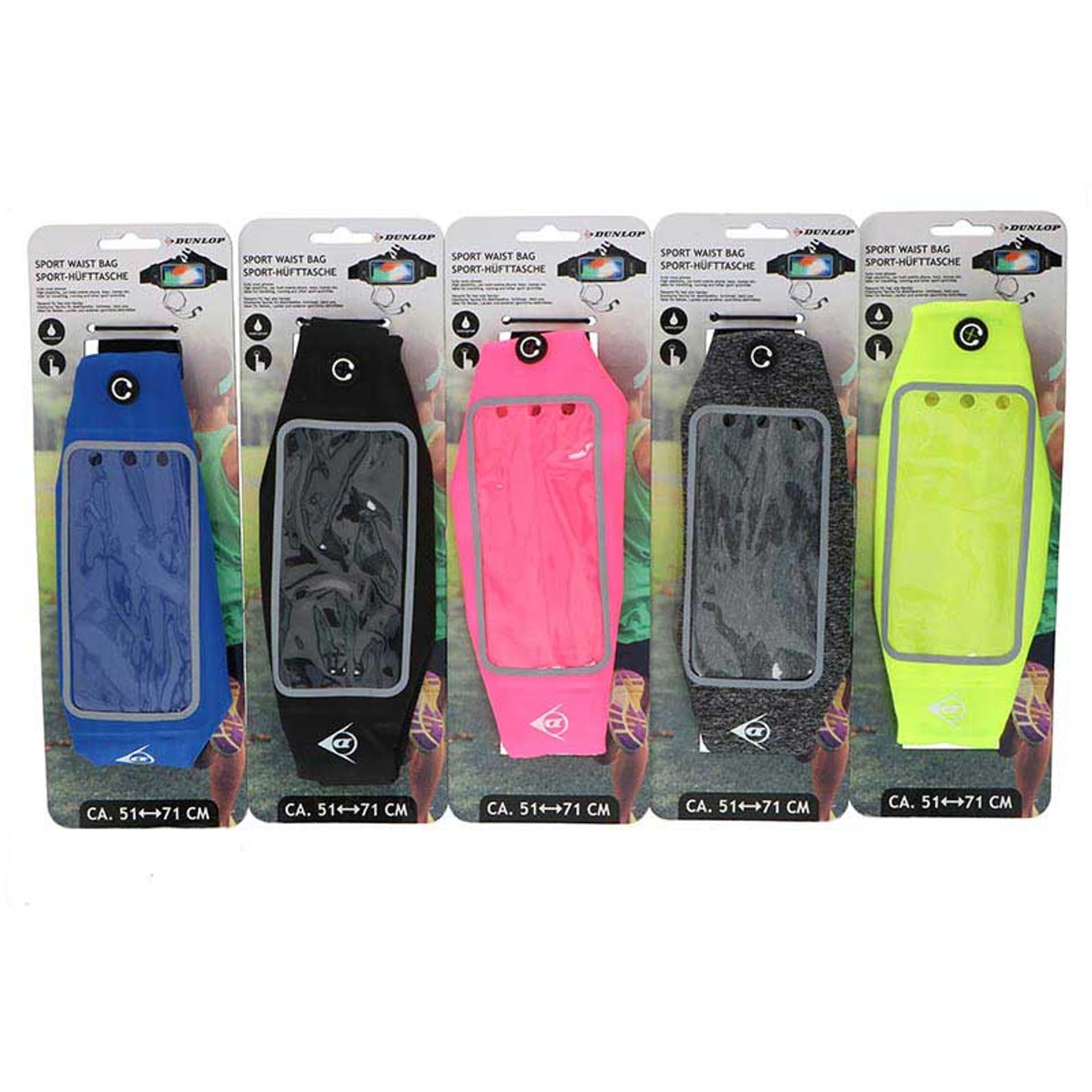 

Dunlop - Pasek sportowy na smartfona elektronike 51-71 cm (zielony)