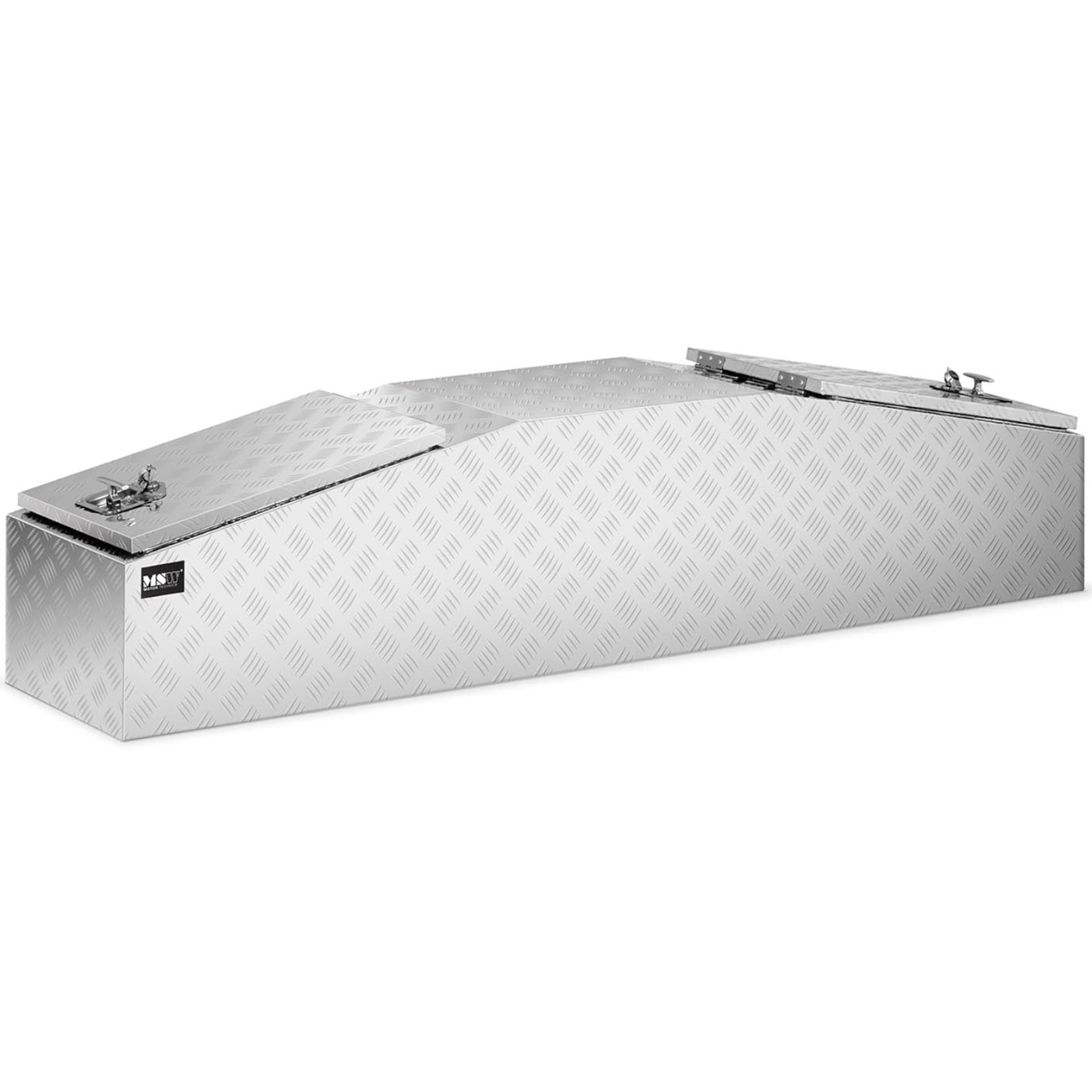 

Skrzynka narzędziowa transportowa aluminiowa zamykana na klucz 280 l 177 x 40 x 40 cm