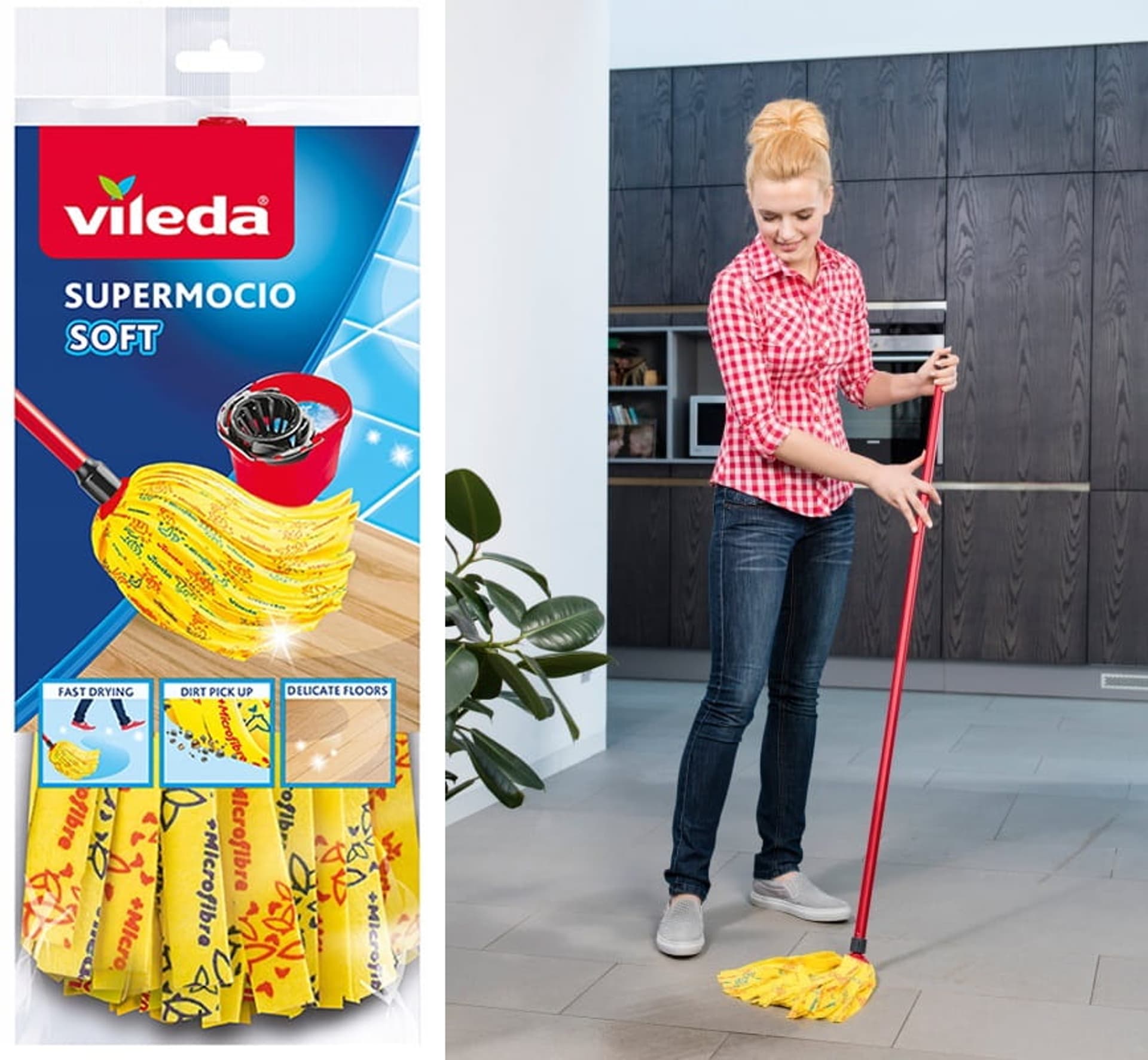 

Wkład do mopa Vileda SuperMocio Soft 155780