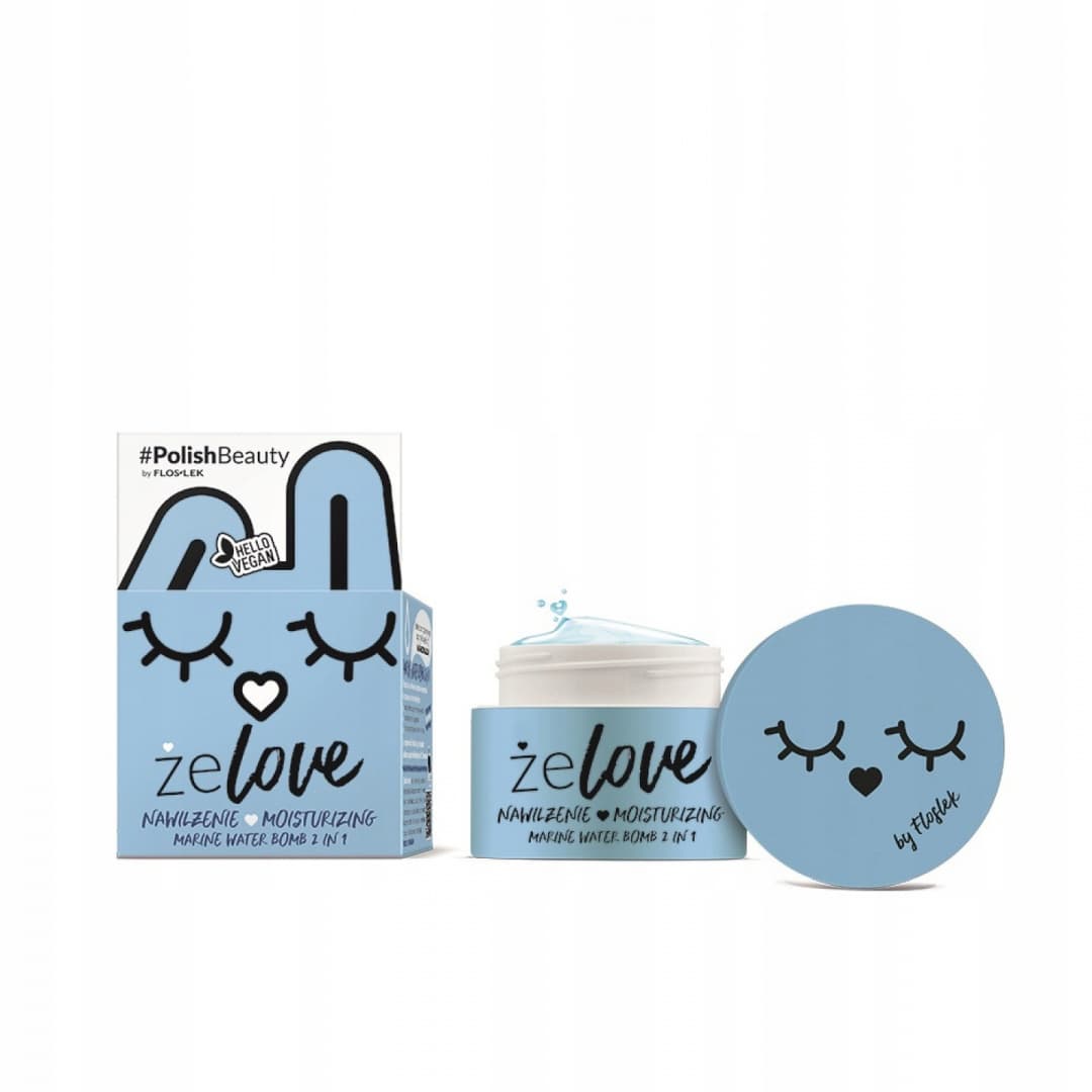 

Floslek ŻeLove Żel nawilżający do twarzy Marine Water Bomb 2in1 50ml