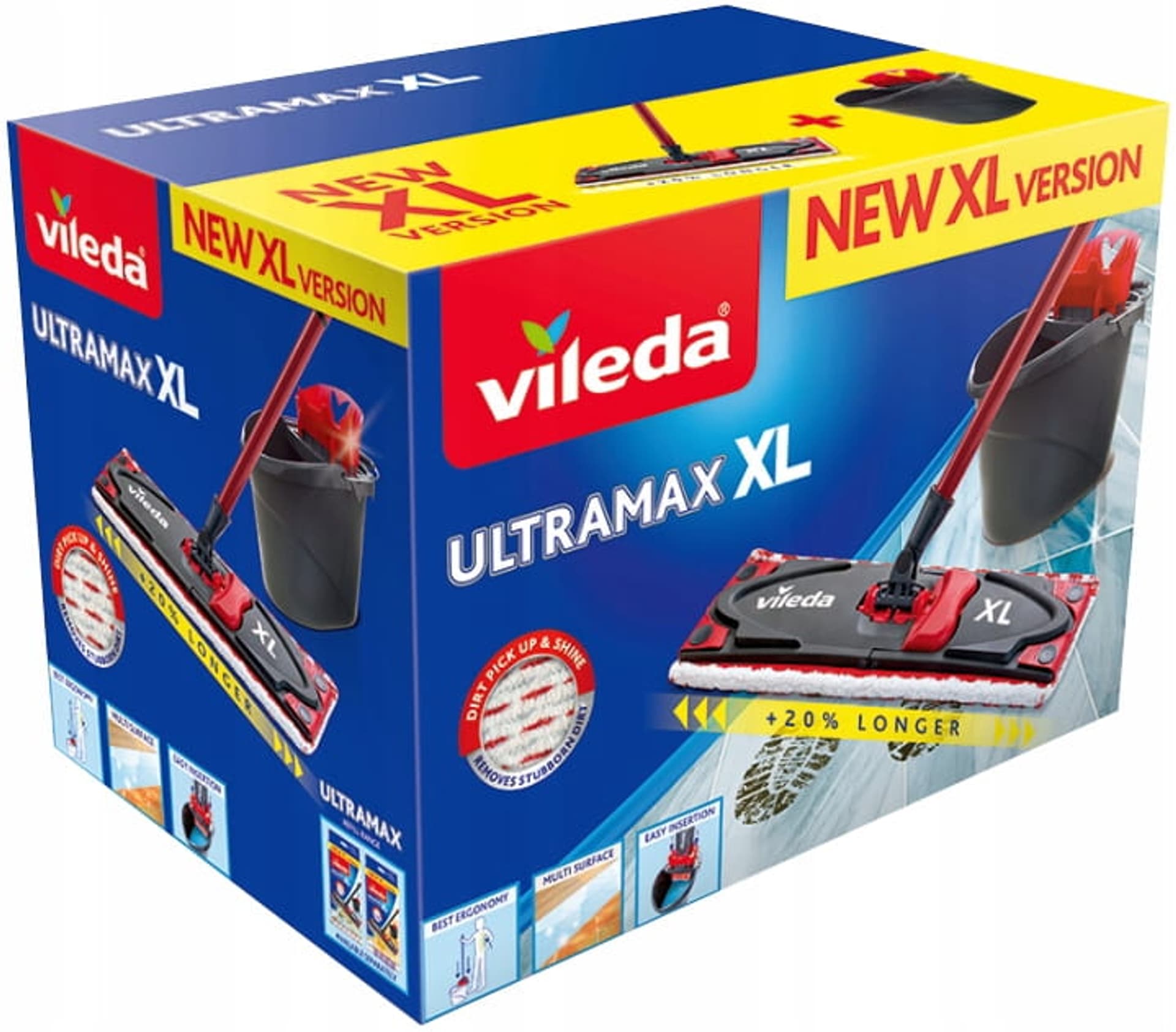

Mop płaski Vileda ver. XL 42cm Zestaw Box 160932