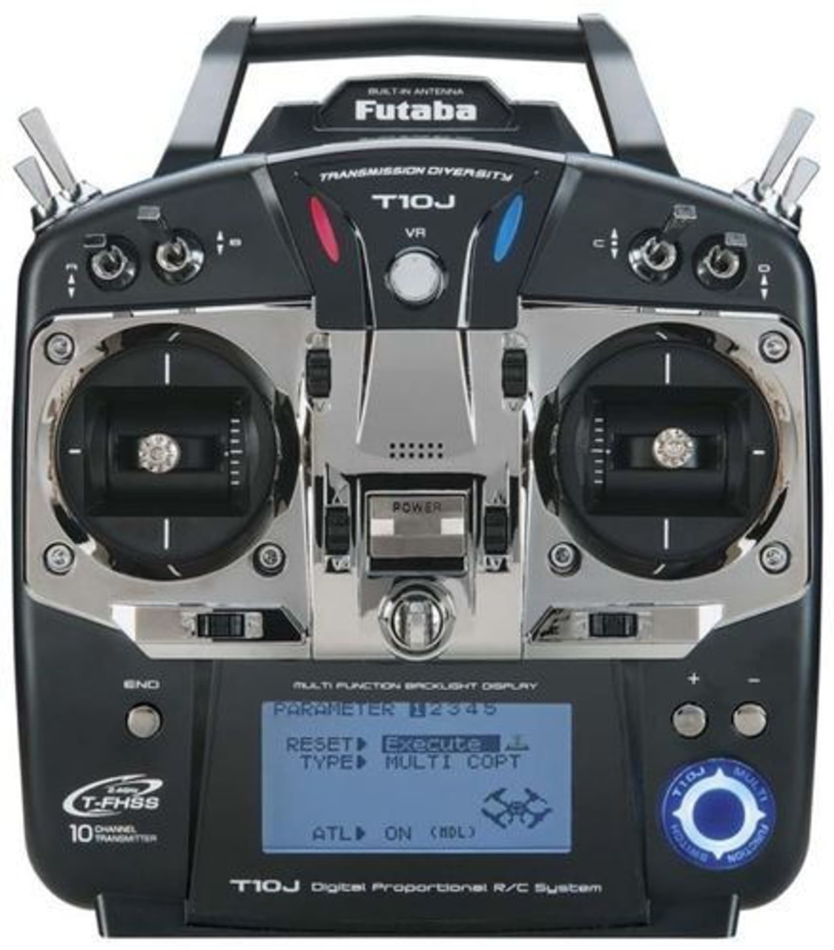 

FUTABA Aparatura T10J 10CH 2.4GHz T-FHSS + R30