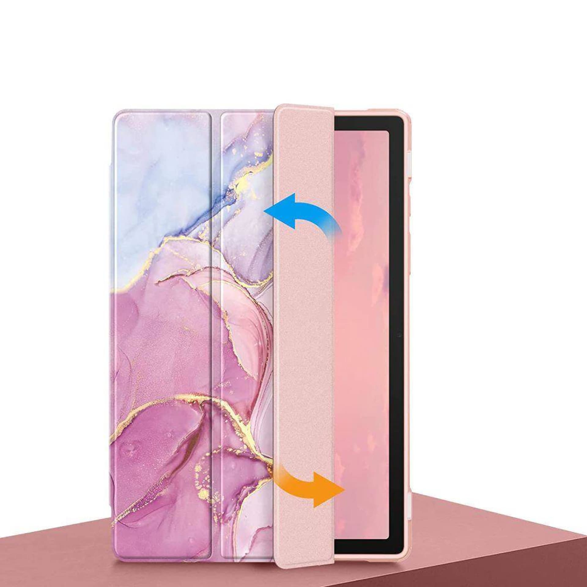 

Etui SAMSUNG GALAXY TAB A8 10,5" X200 / X205 Tech-Protect Smartcase Hybrid Marble wzór