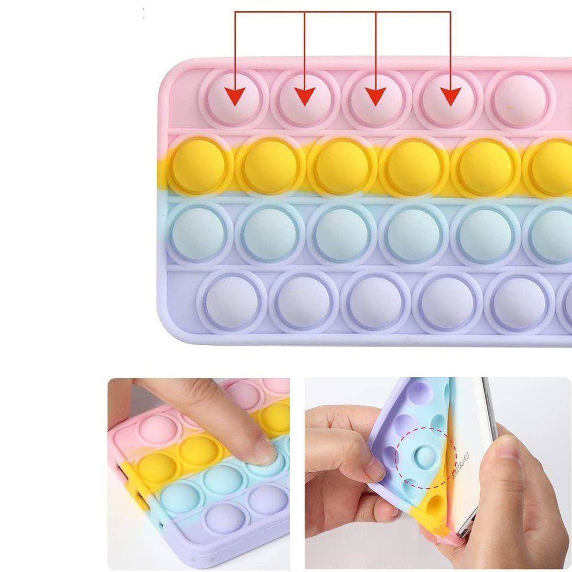 

Etui SAMSUNG GALAXY A53 5G Tech-Protect Bubble Pop wielokolorowe