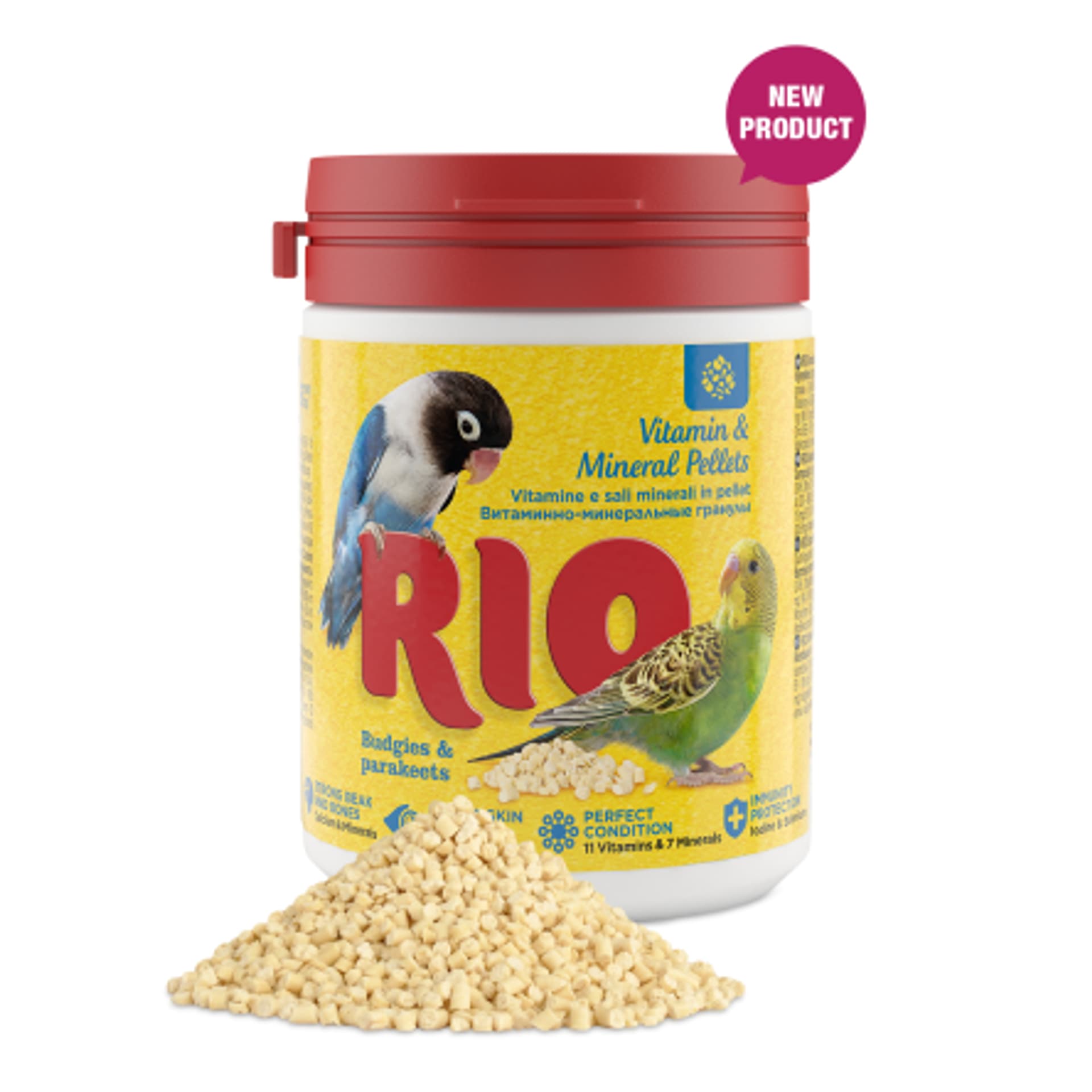 

RIO Granulki witaminowe dla papug 120g [23060]