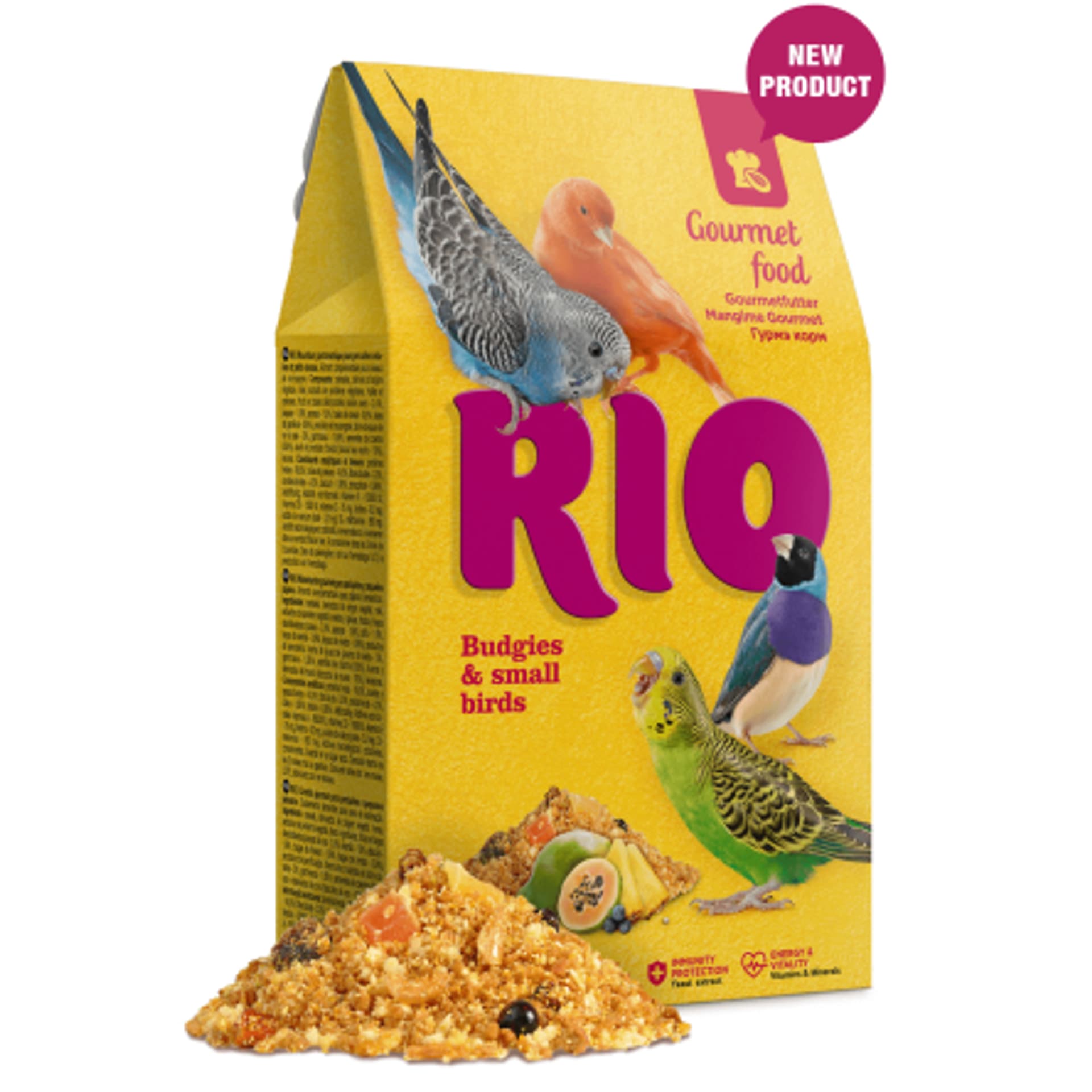 

RIO GOURMET Pokarm dla papużek falistych i małych papug 250g [21210]