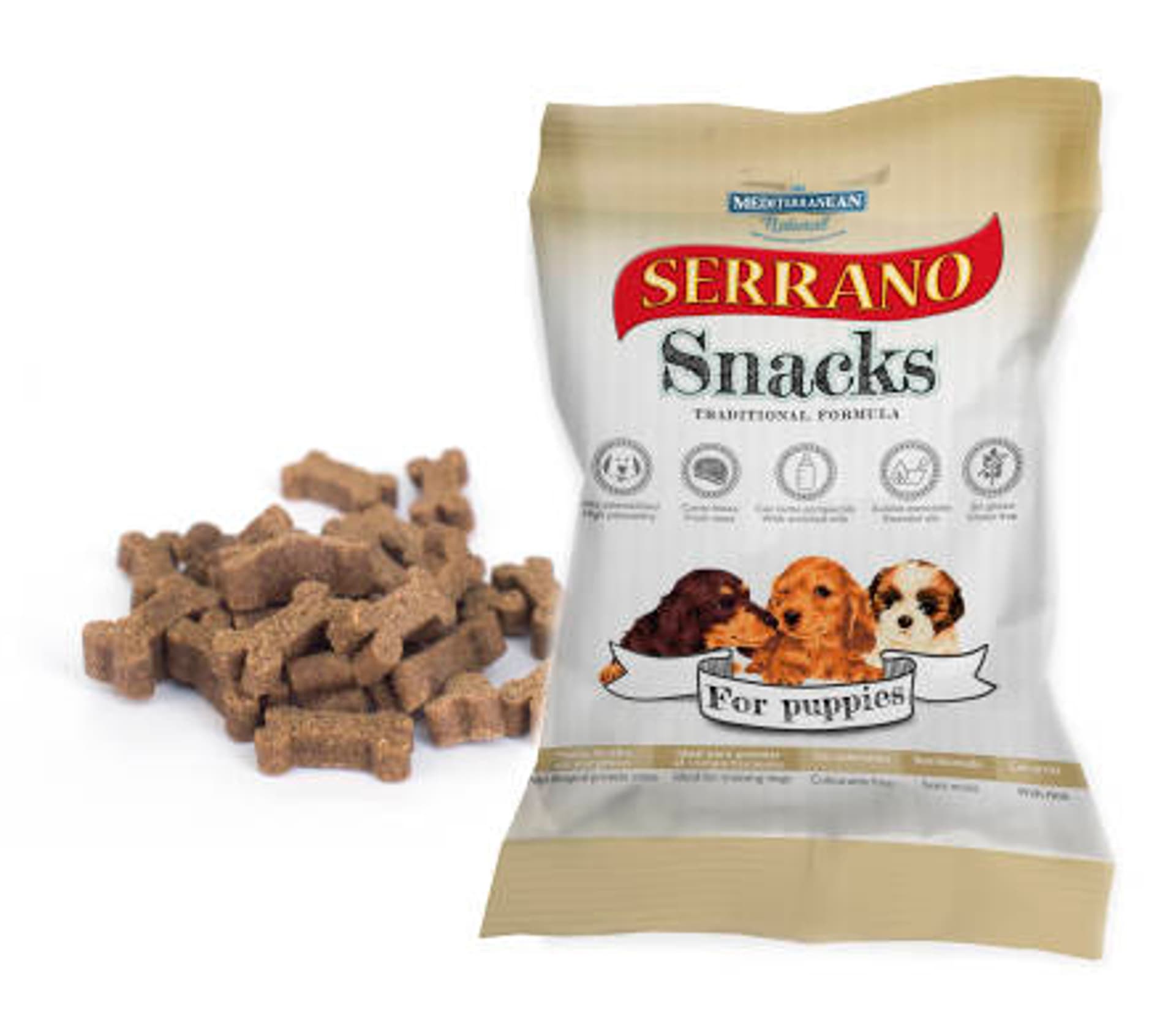 

SERRANO Snack dla szczeniąt 100g