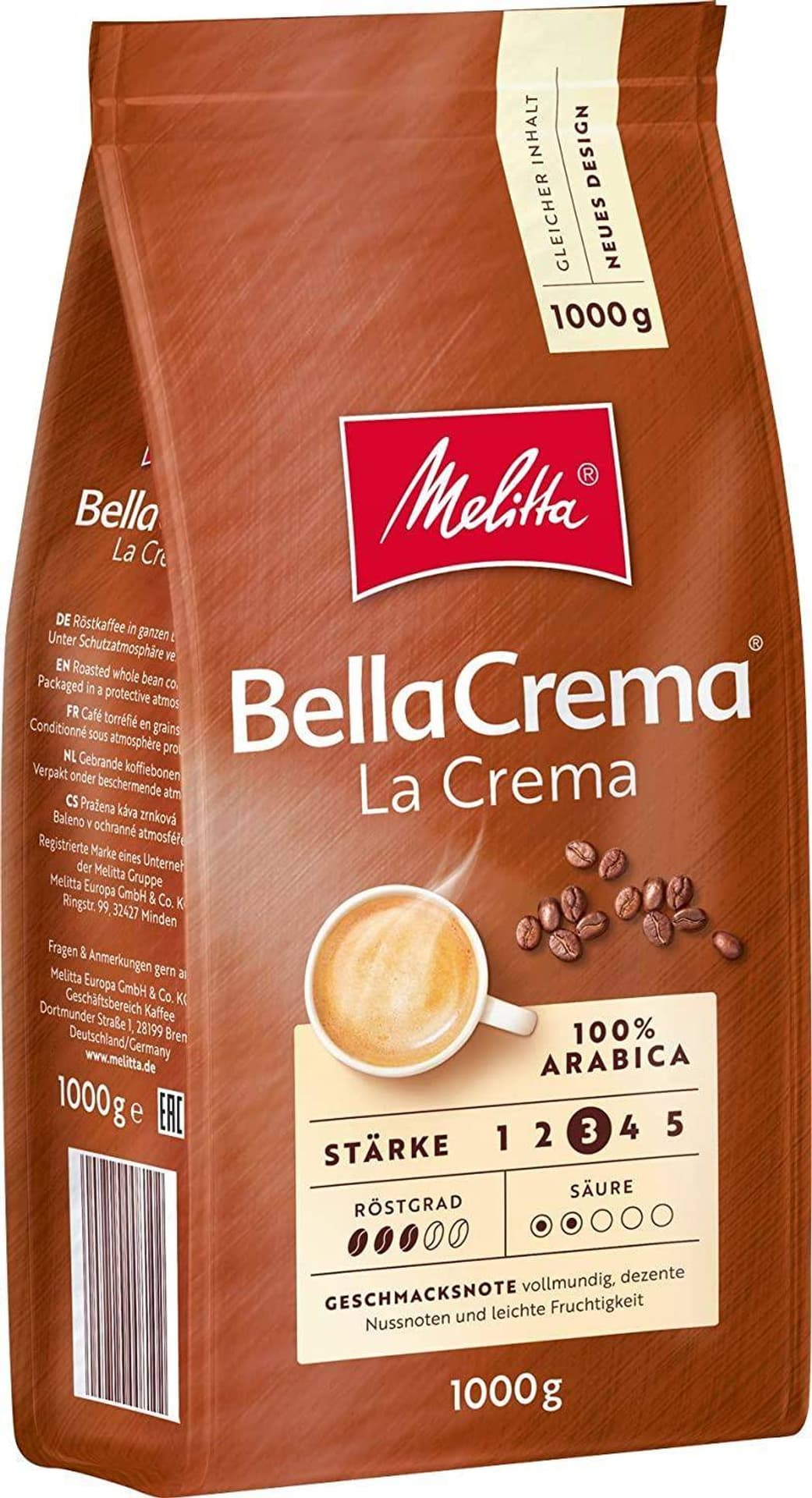 

Melitta Bella Crema La Crema Kawa Ziarnista 1 kg