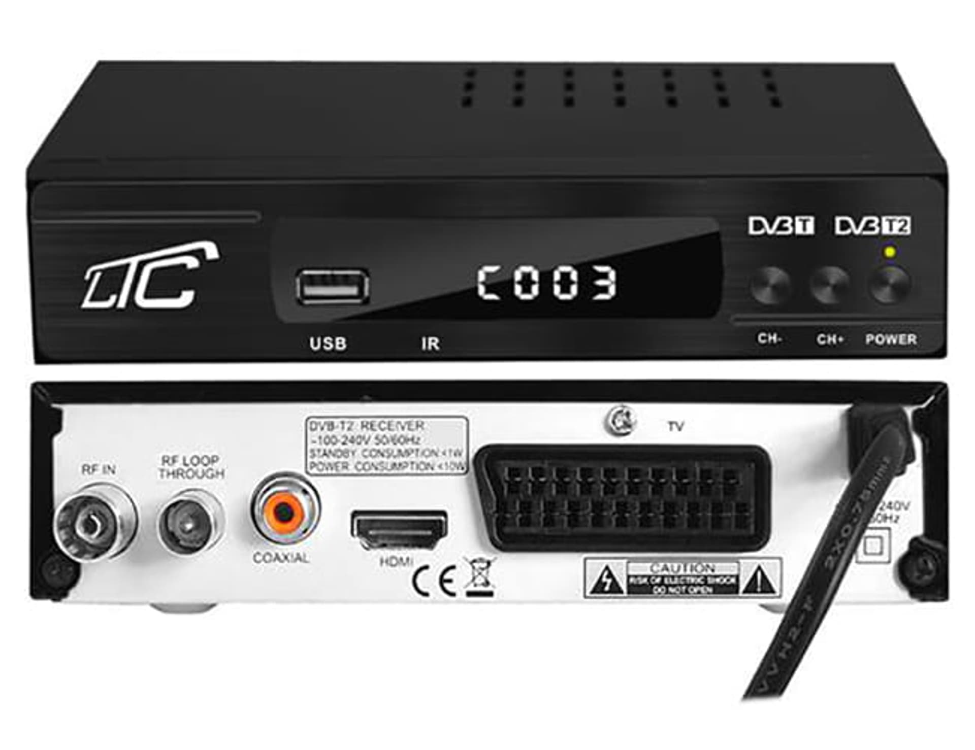

Tuner DVB-T-2/HEVC H.265 LTC pilot programowalny
