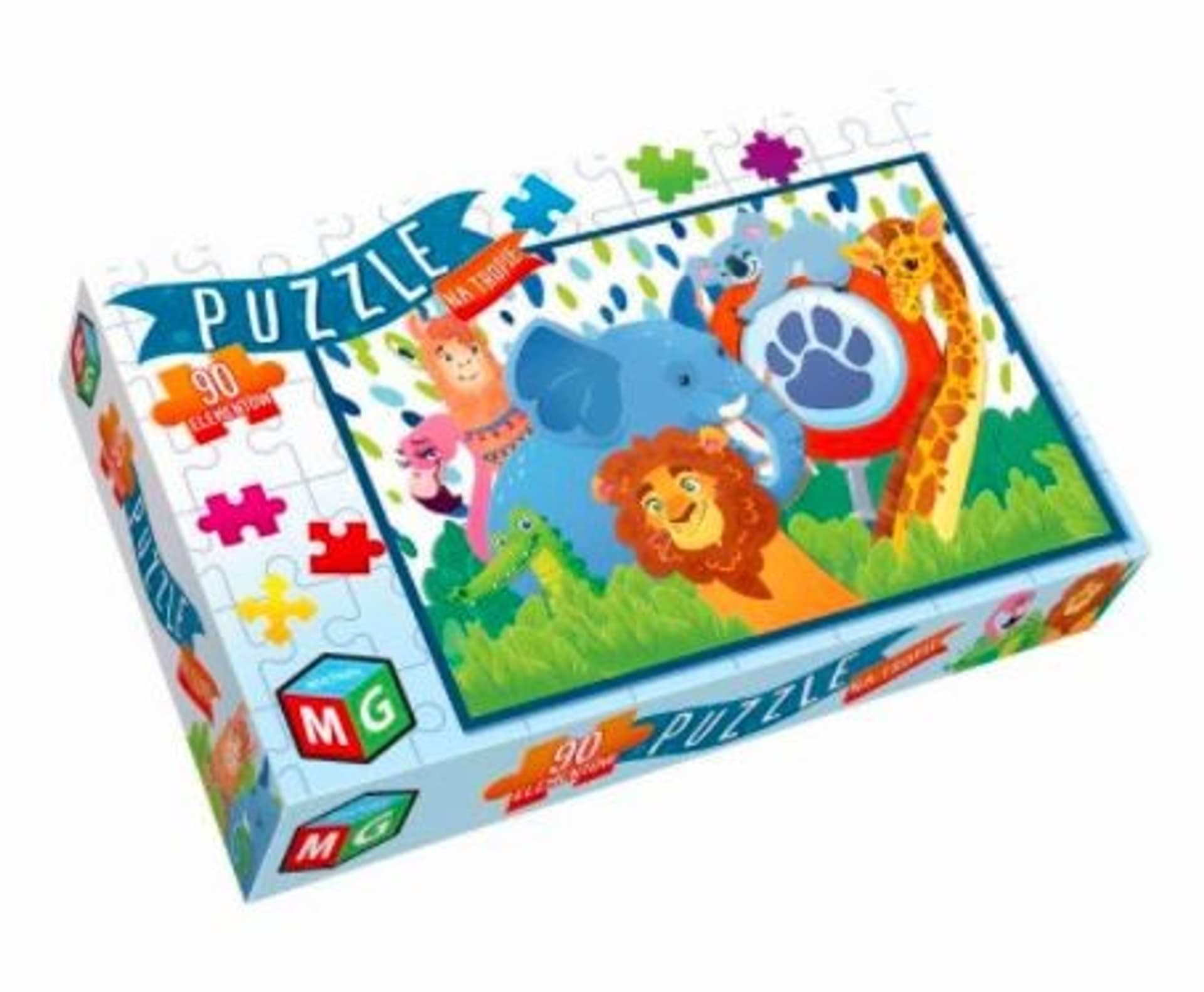 

Gra Na tropie Puzzle 90 elementów