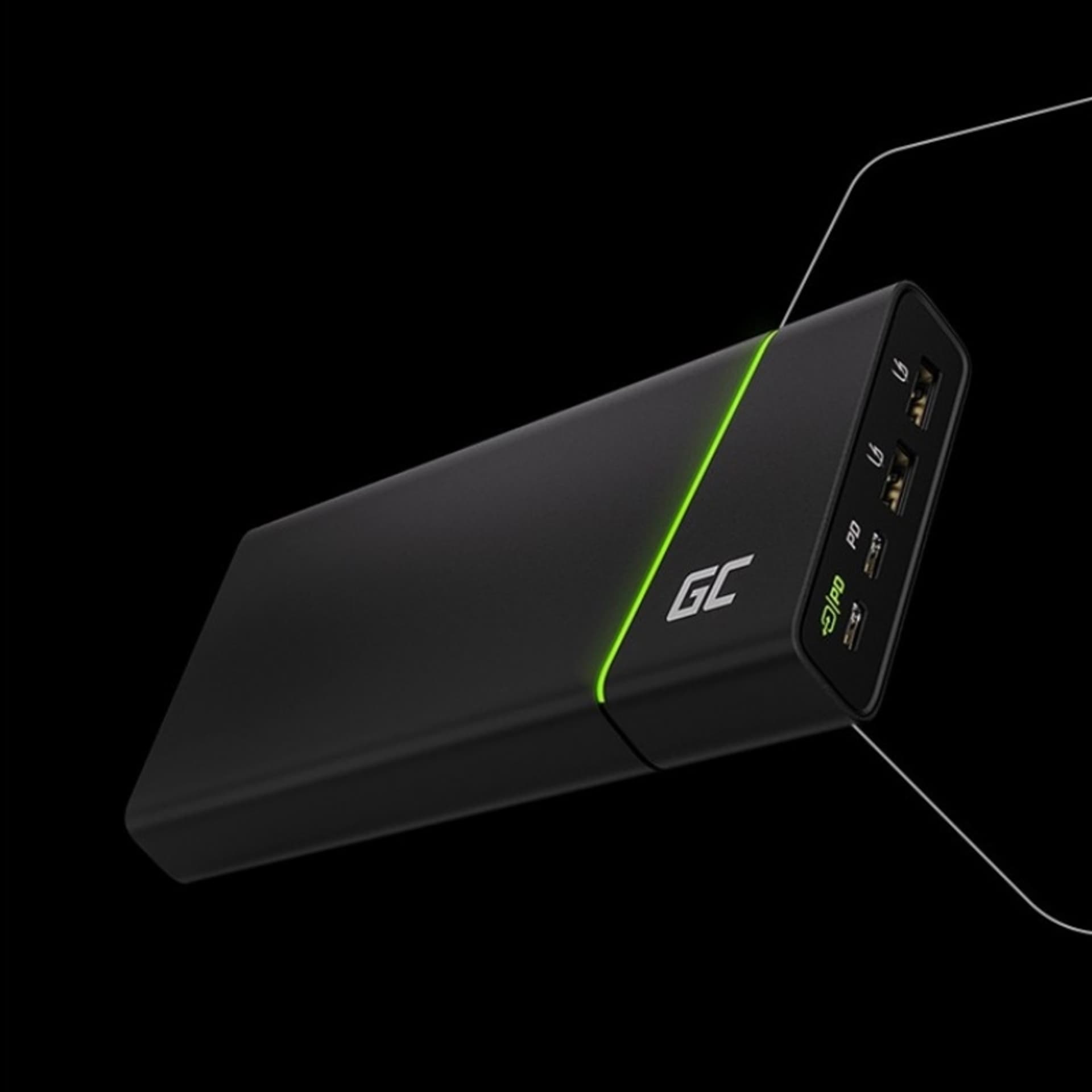 

Green Cell PowerPlay Ultra - Power Bank 26800 mAh 128W 4-portowy