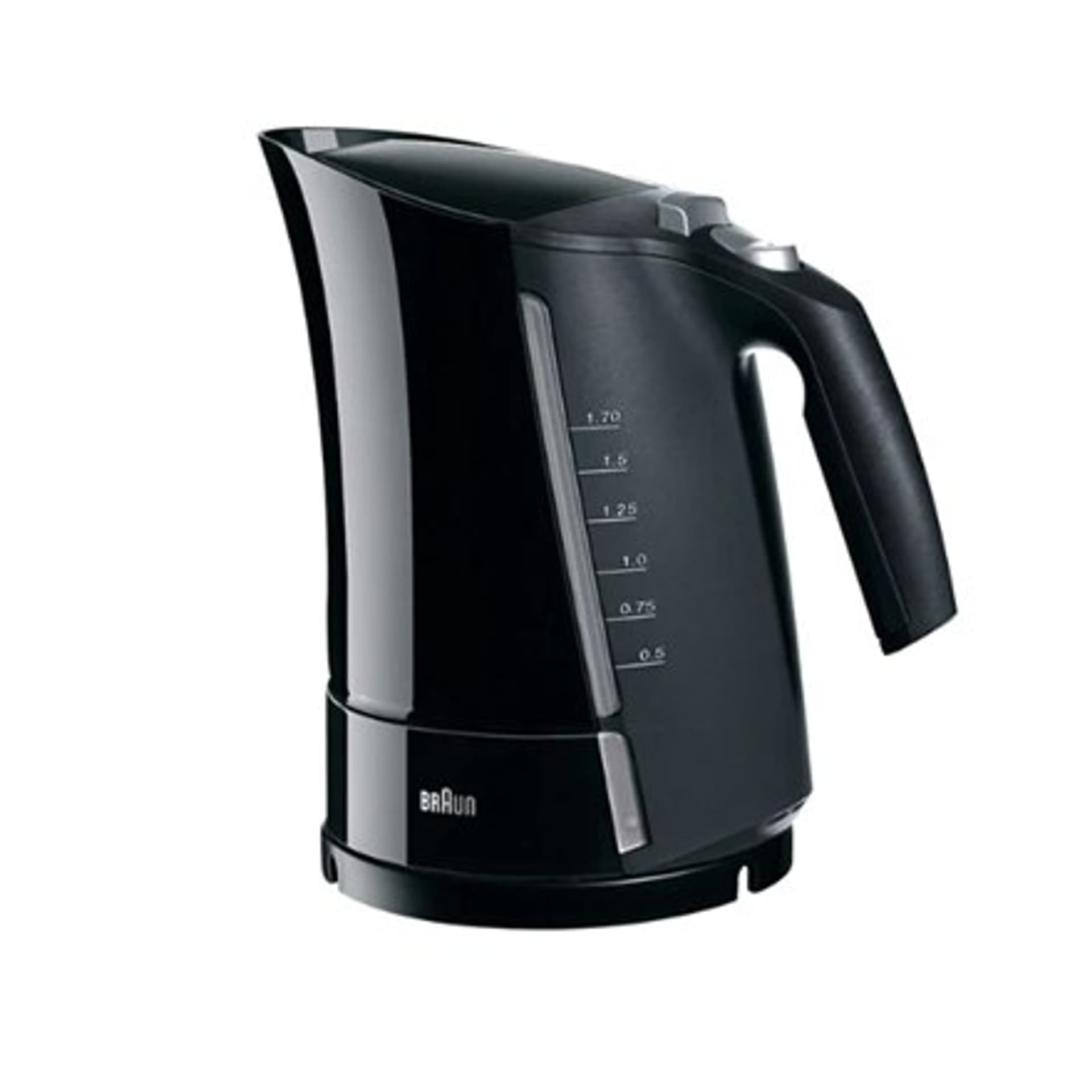 

Czajnik Braun WK500BK Multiquick 5 Standard, 3000 W, 1,7 l, Plastik, Czarny, Obracana o 360° podstawa