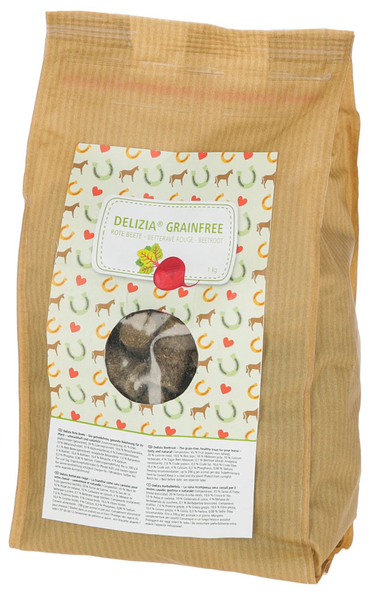 

KERBL Smakołyki dla konia Delizia GrainFree, burak 1kg [3297686]