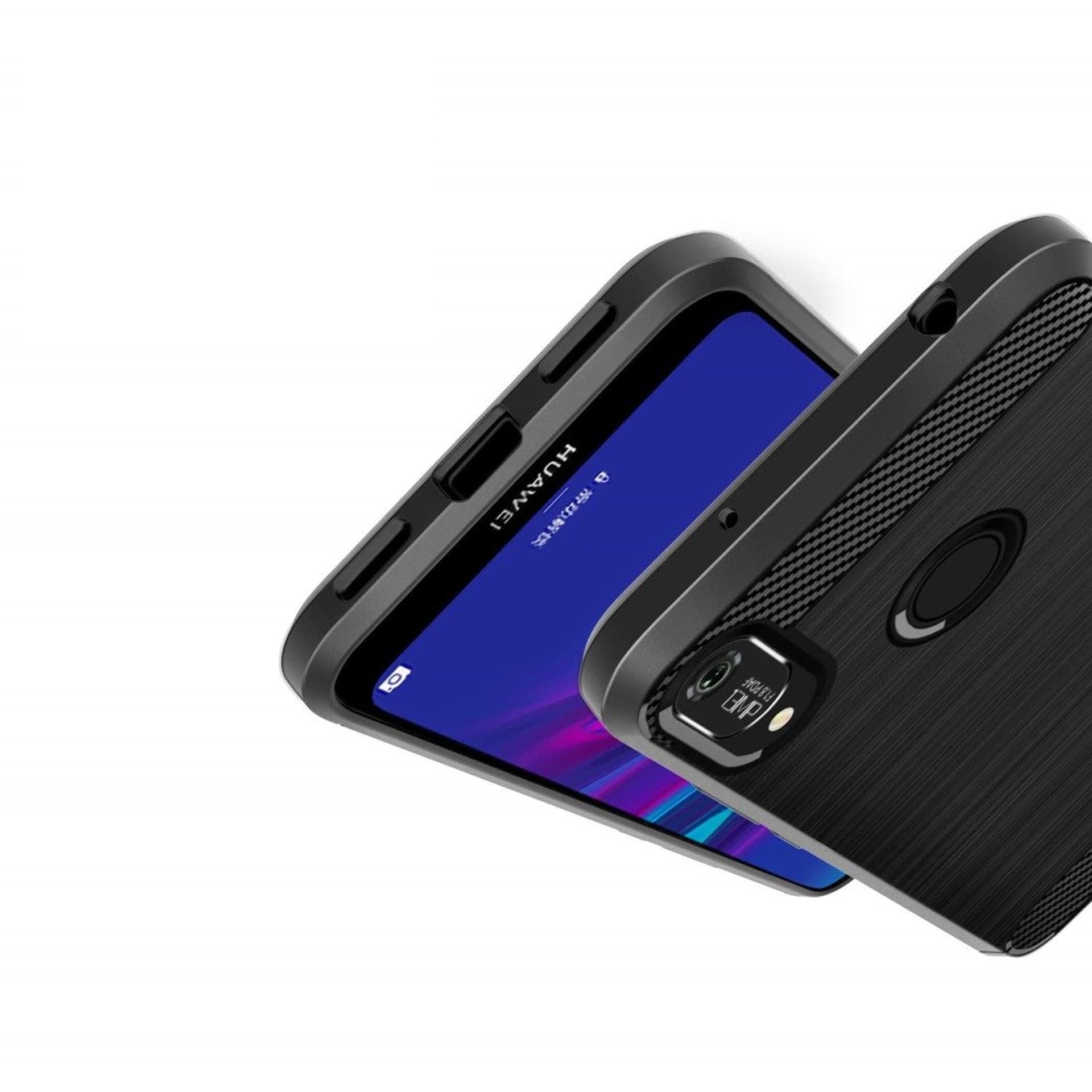 

Etui HUAWEI Y6 2019 Nexeri Carbon Pancerne czarne