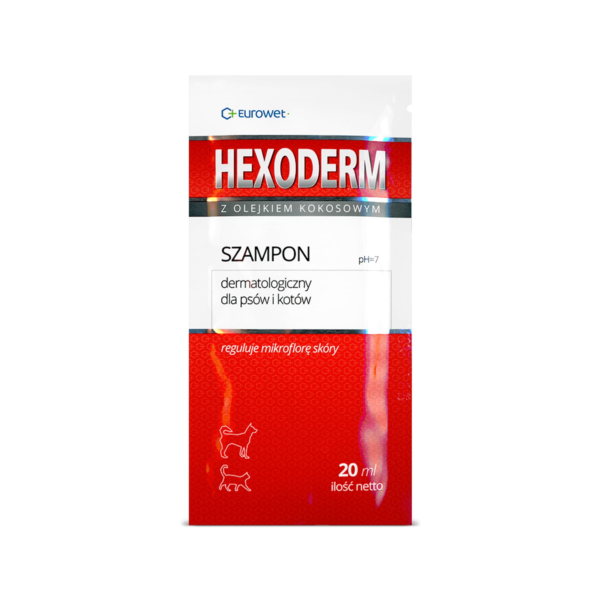 

Hexoderm - szampon dermatologiczny saszetka 20ml - 1 sztuka